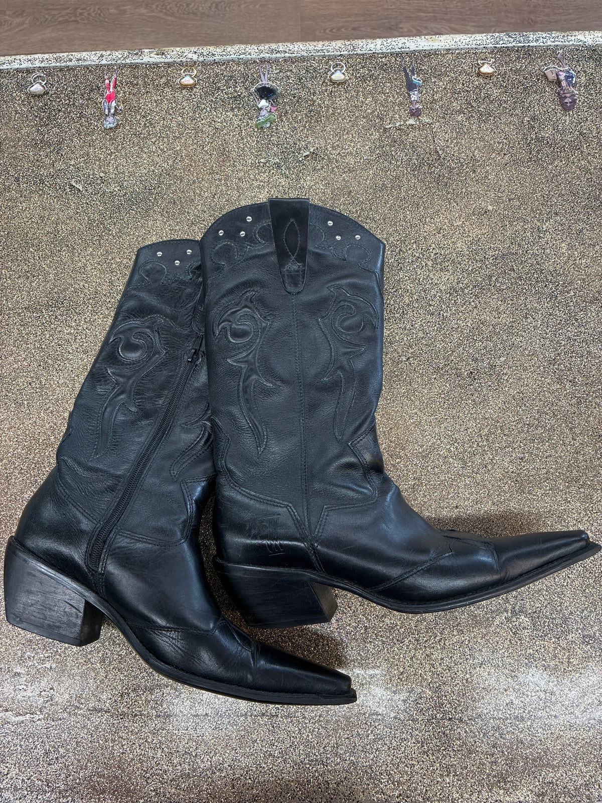 8.5 JK Western Black Womens Boot