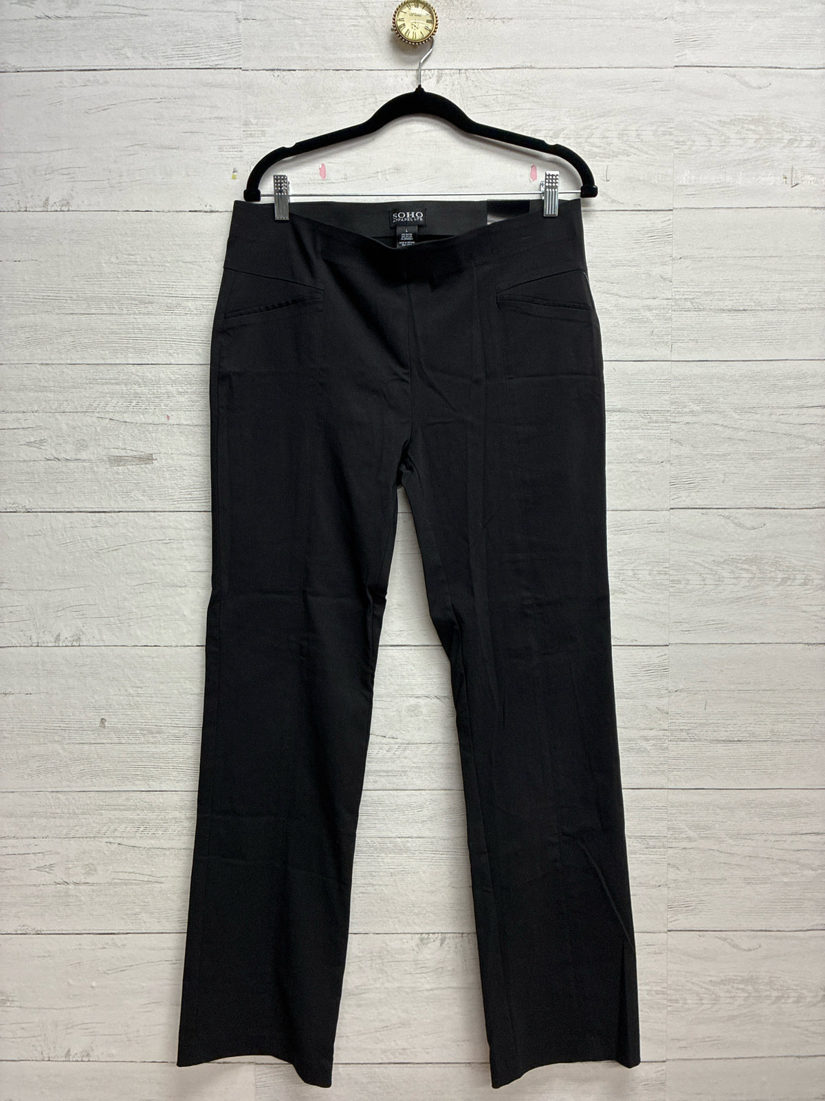 Size L Soho Black Womens Pants