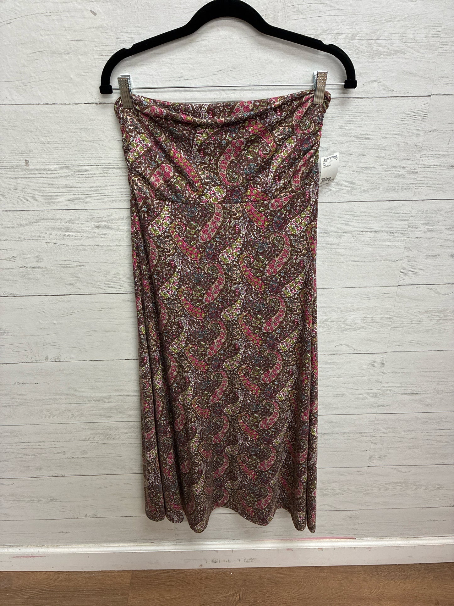 Size L Lapis PINK/BROWN Skirt