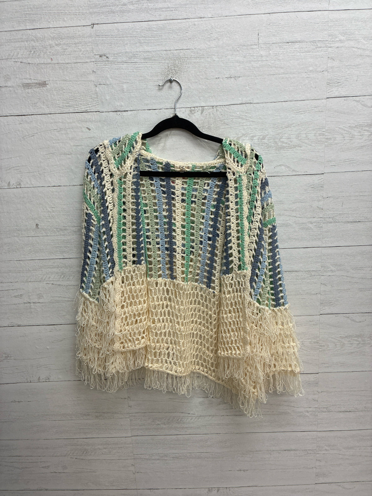 Size S POL Cream/blue Womens Sweater