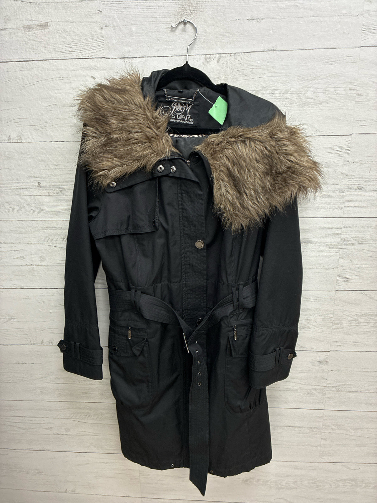 Size 16 Julien Macdonald Black Womens Coat