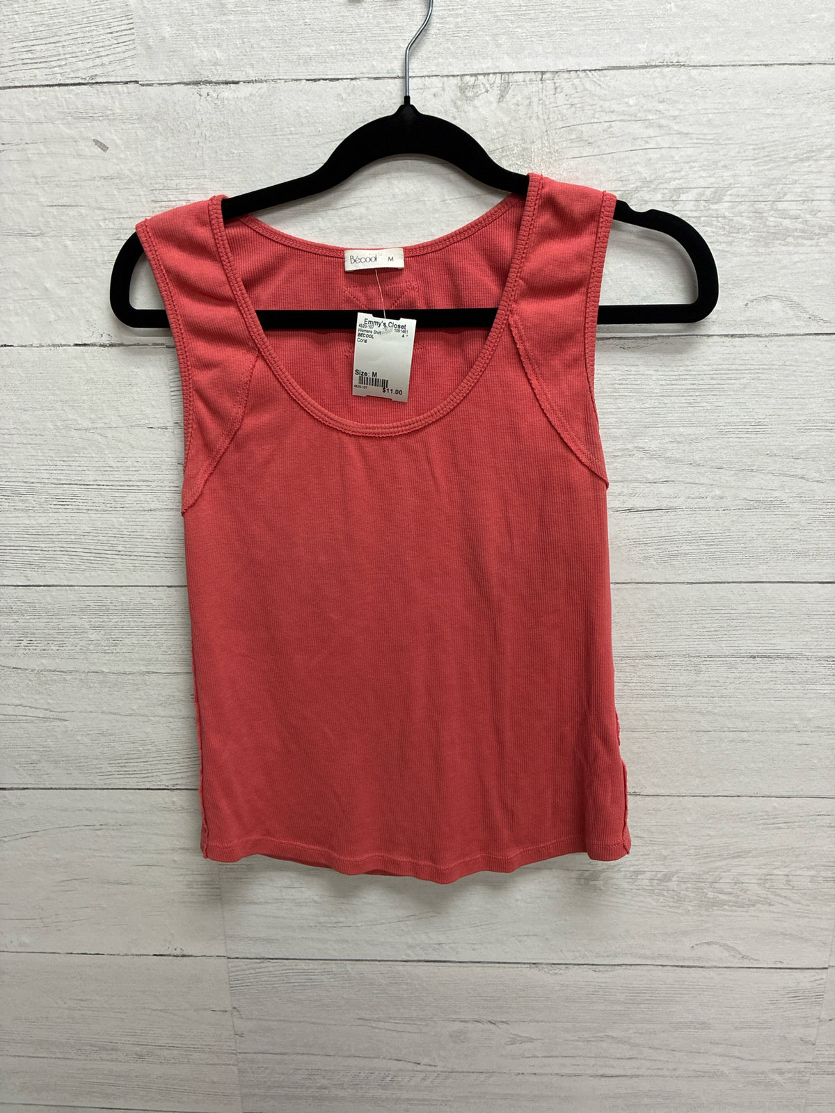 Size M BECOOL Coral Womens Shirt