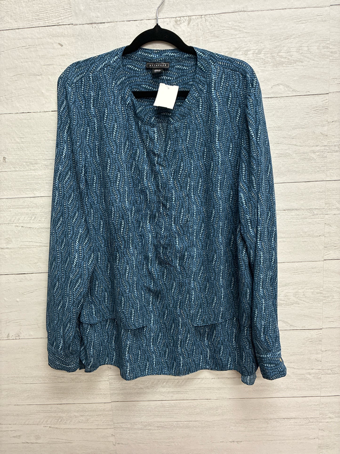 Size XL Metaphor Blue Womens Shirt
