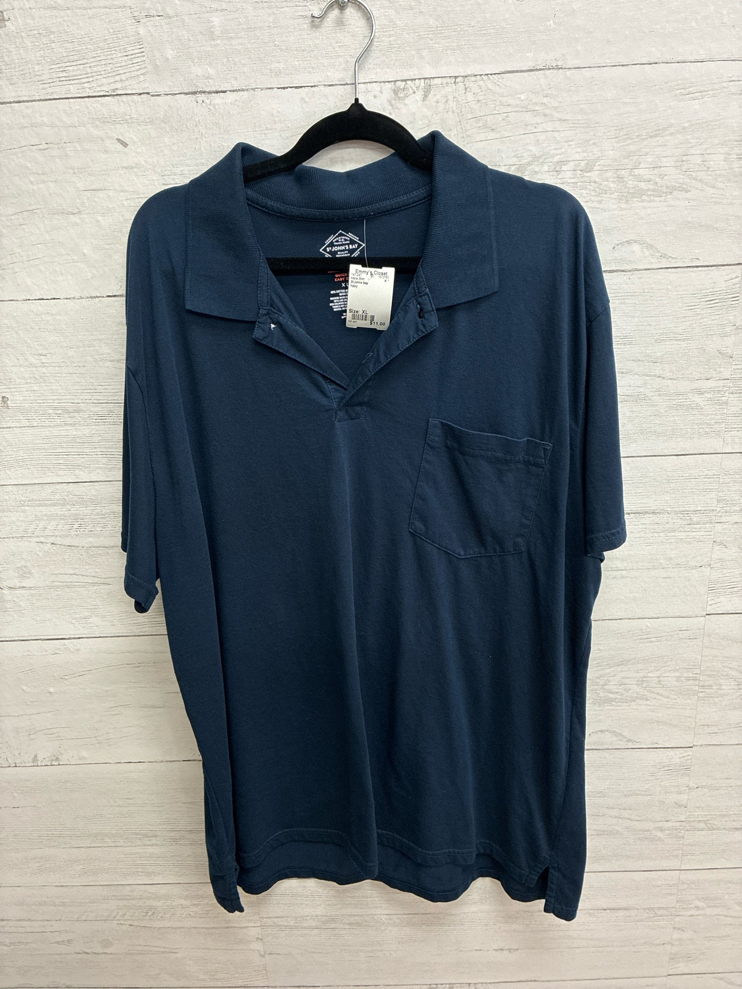 Size XL St johns bay Navy Mens Shirt