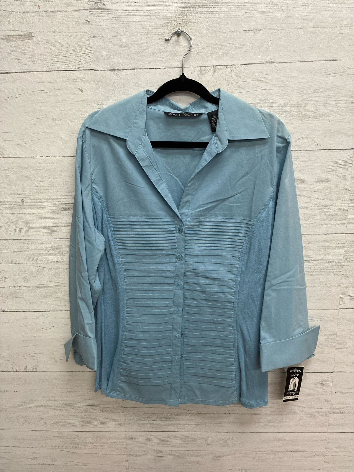 Size XL zac & Rachel Blue Womens Shirt