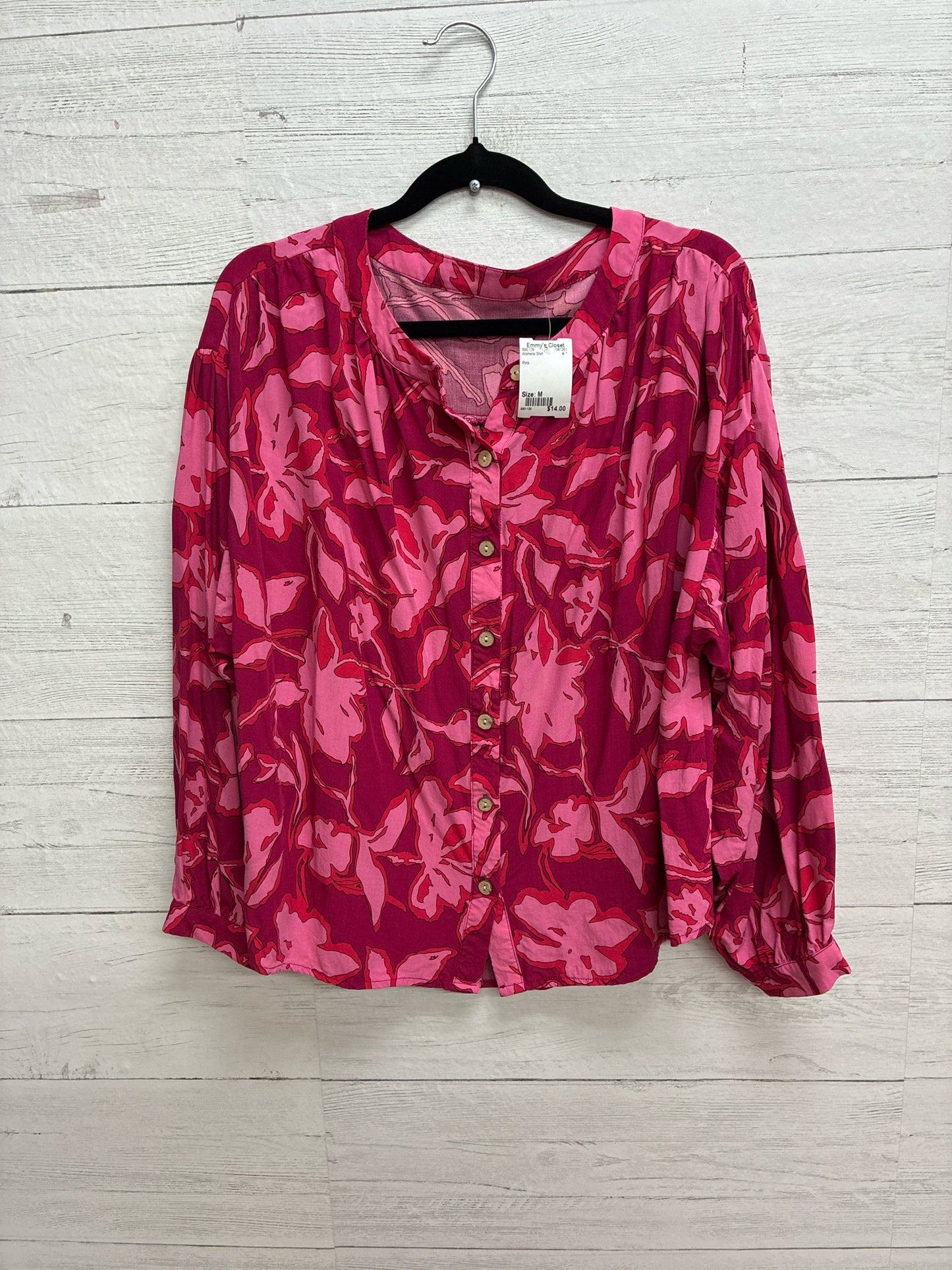 Size M Pink Womens Shirt