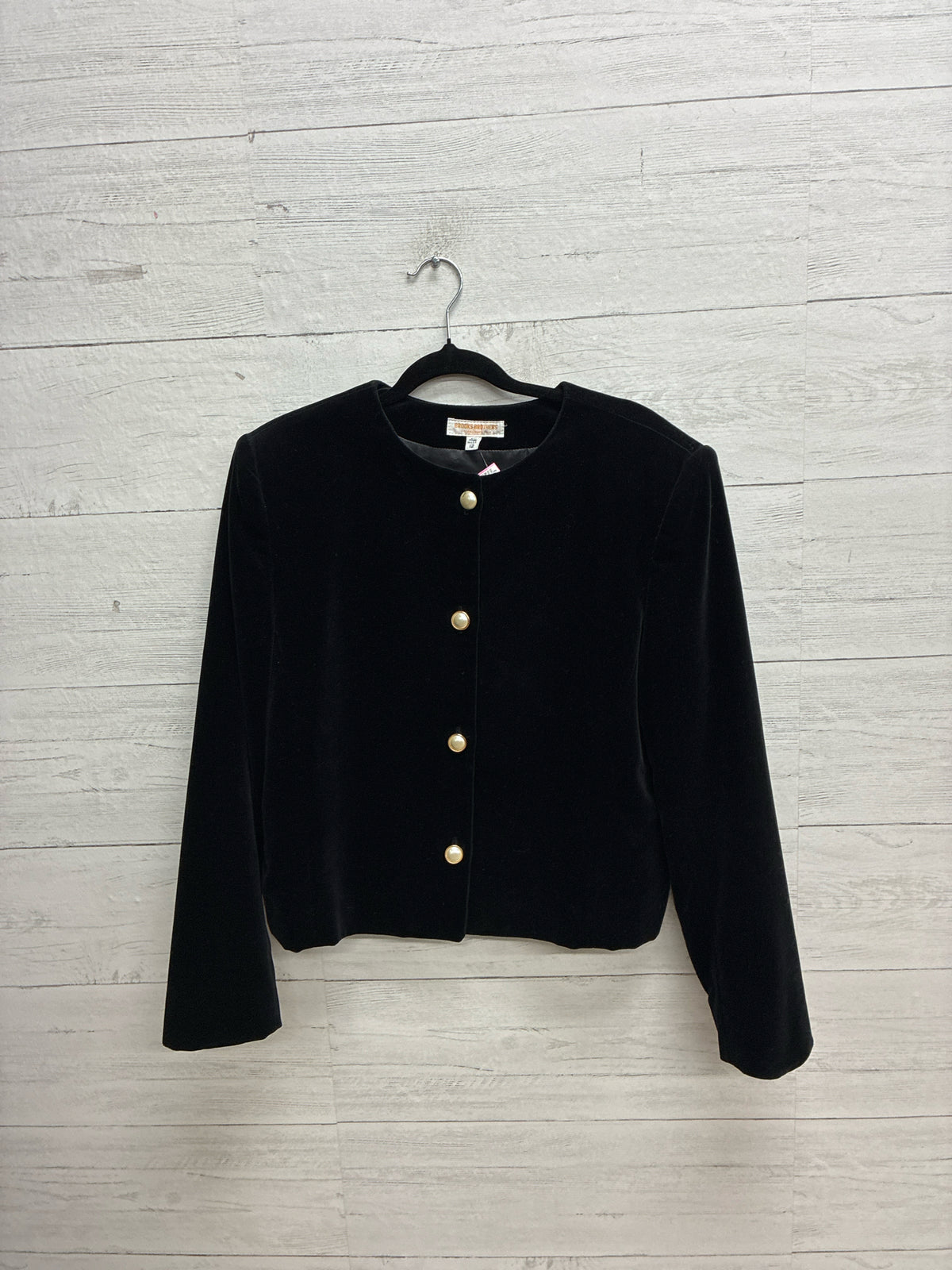 Size 12 Brooks Brother Black Womens Blazer