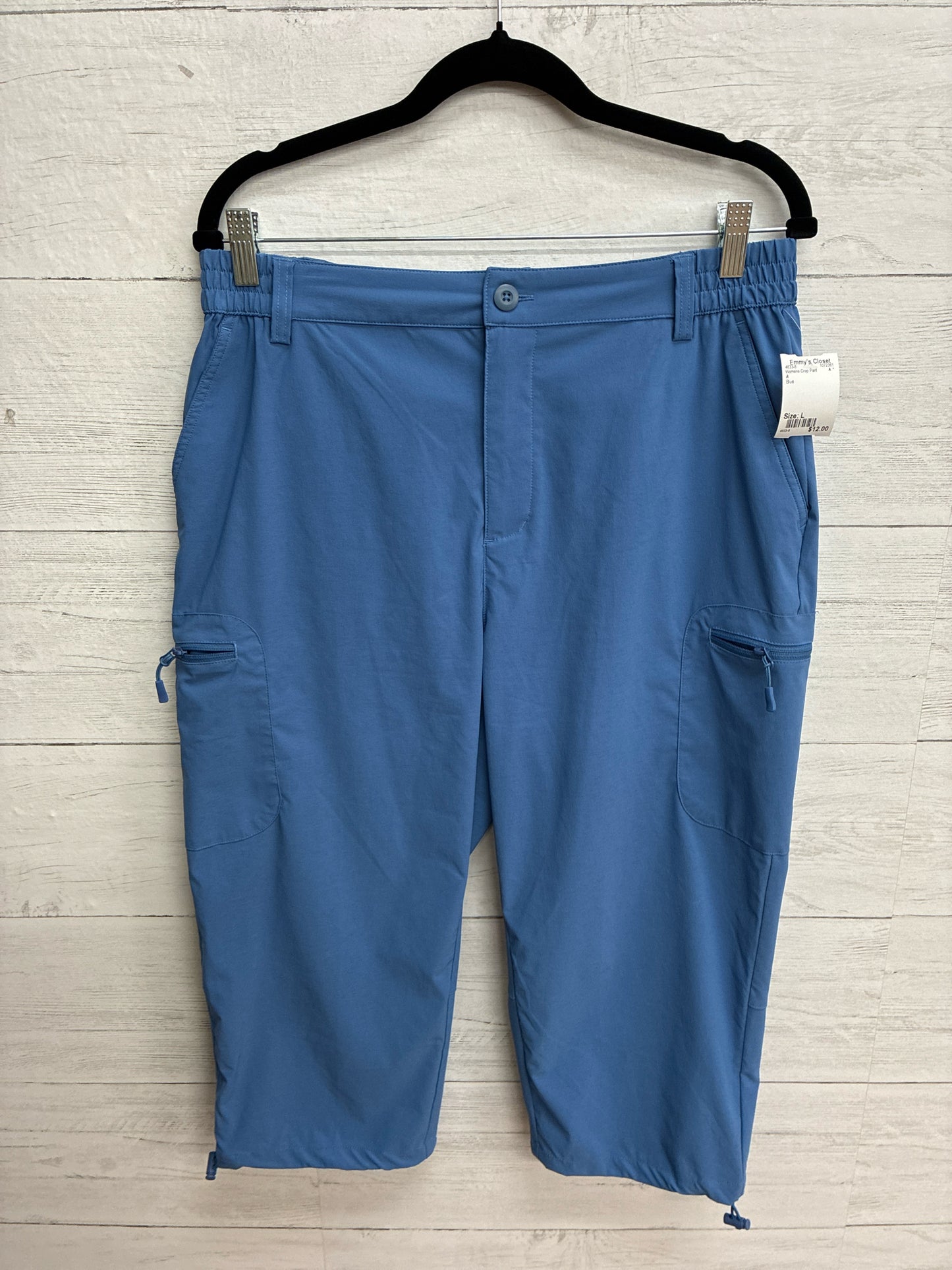 Size L A Blue Womens Crop Pant