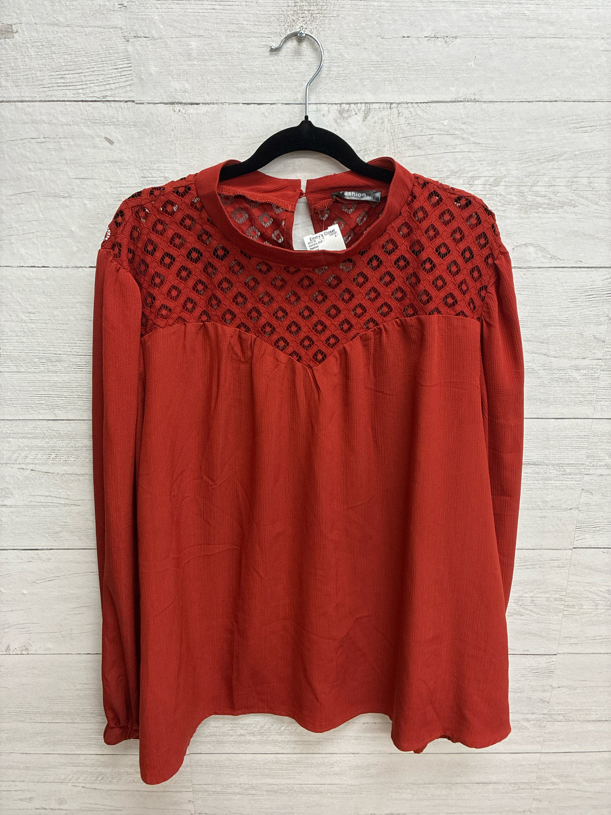 Size XXL Fashion Orange Womens Shirt