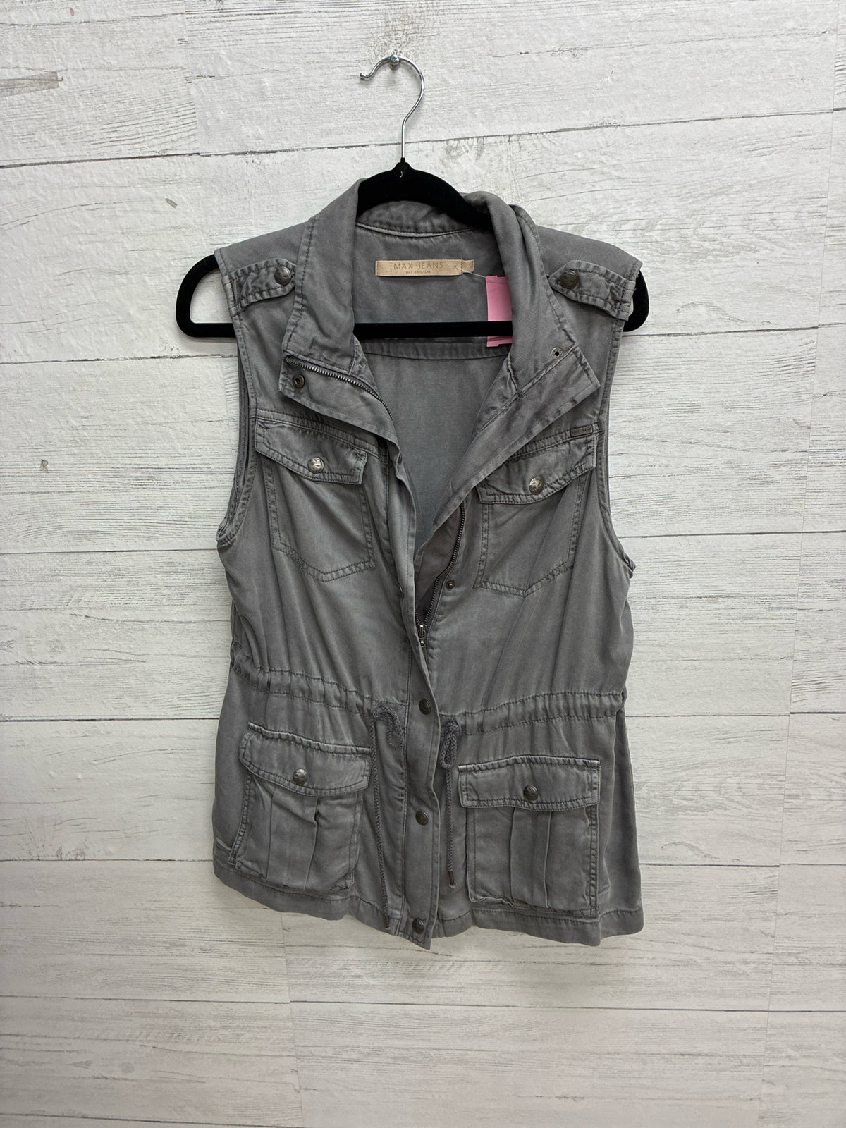 Size S Max Jeans Grey Womens Vest