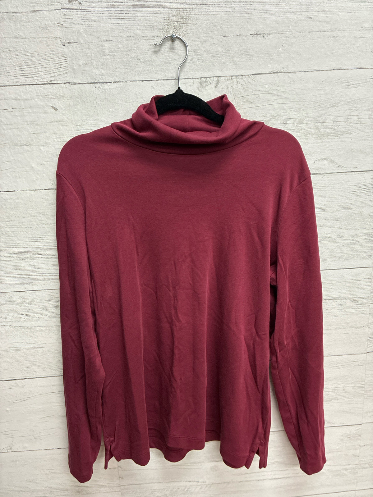 Size L lands end maroon Womens Shirt