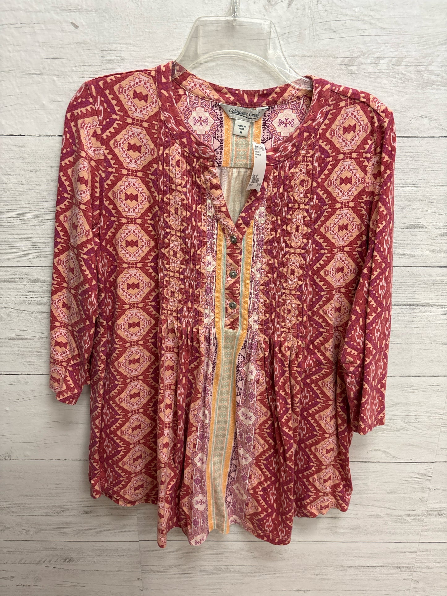 Size M Coldwater Creek Pink Womens Shirt