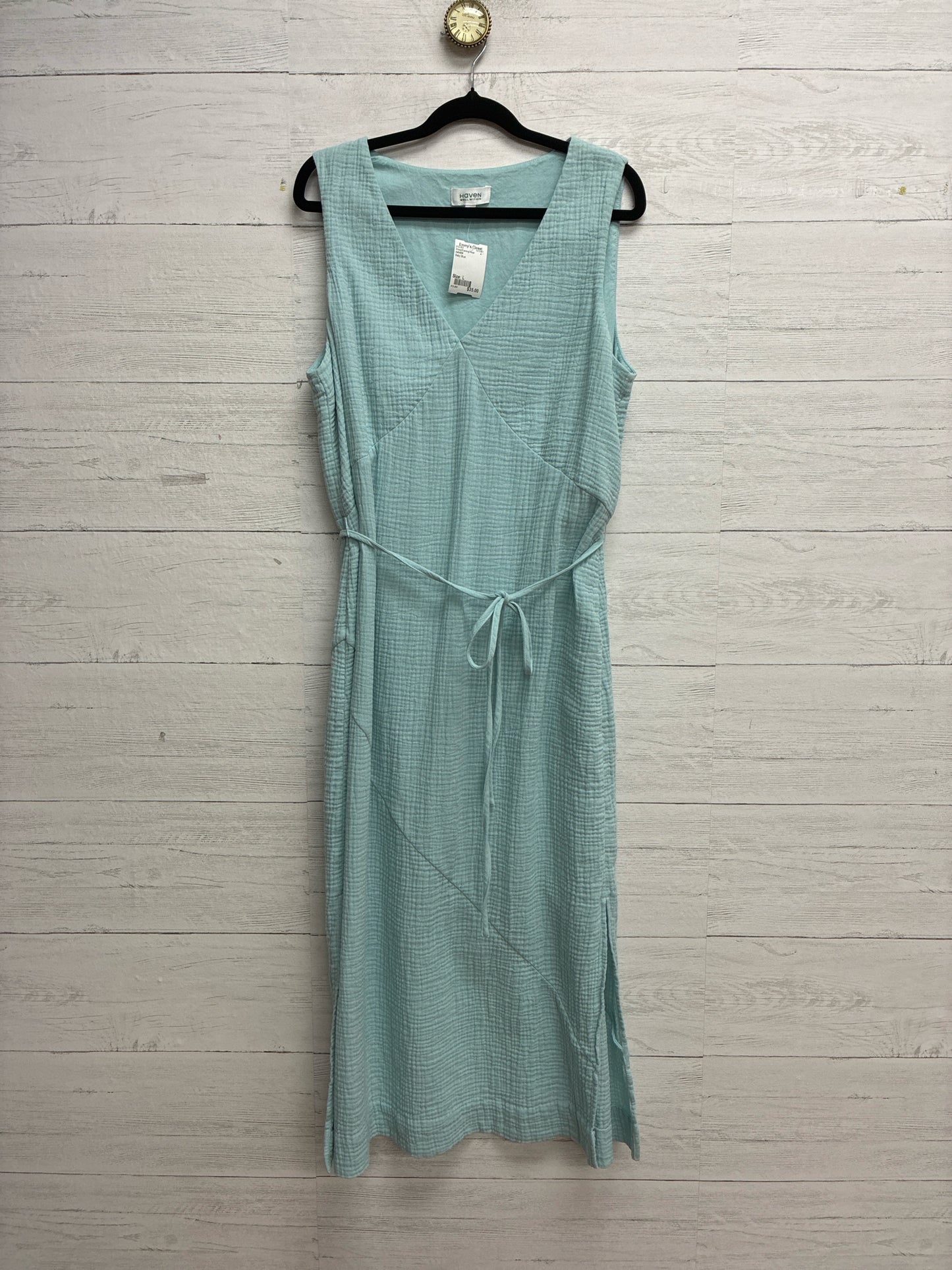 Size L HAVEN Baby Blue Dress/Evening Wear