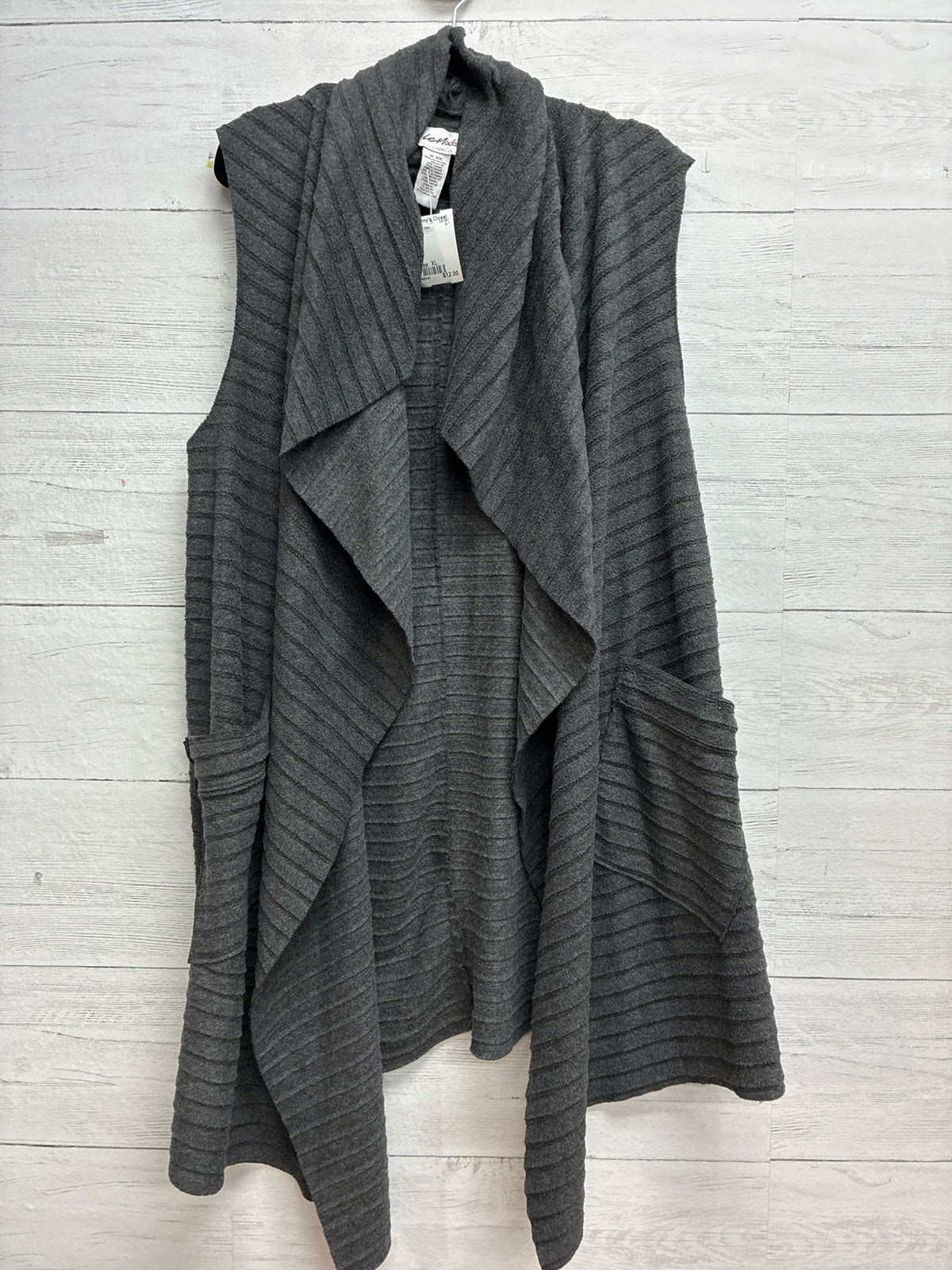Size XL LeModa Gray Womens Vest