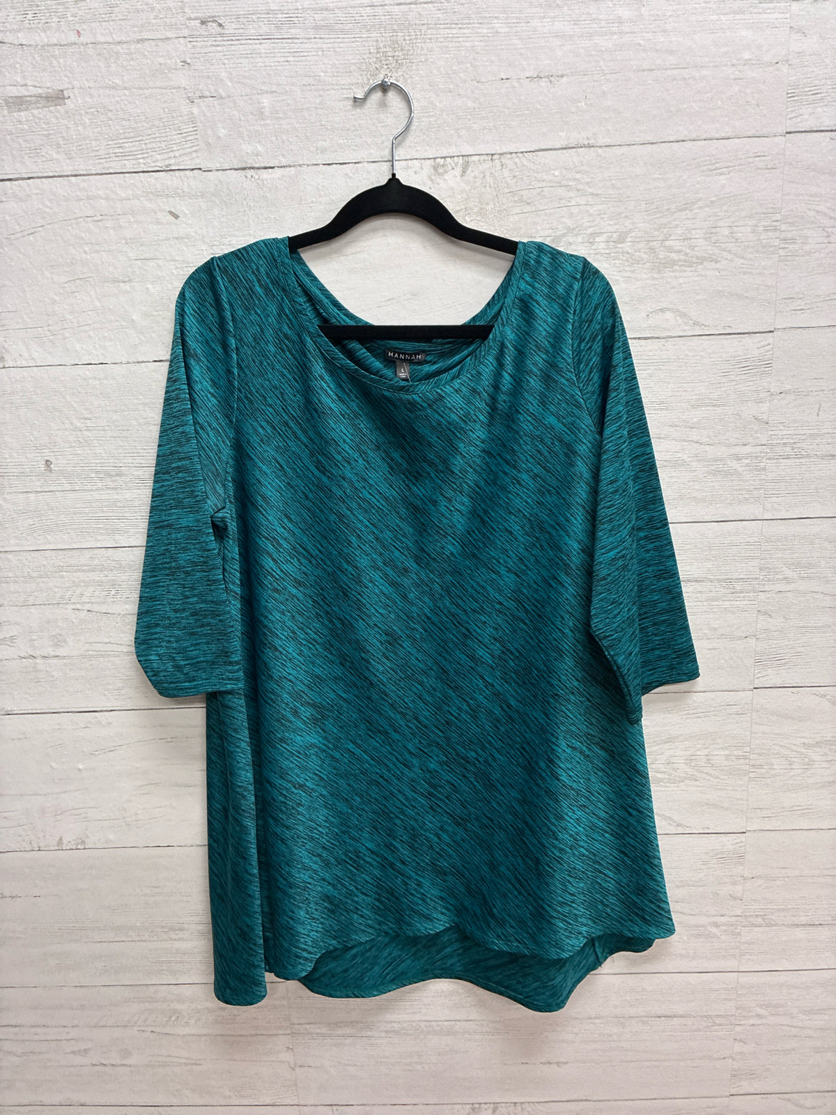 Size L Hannah Teal Womens Shirt