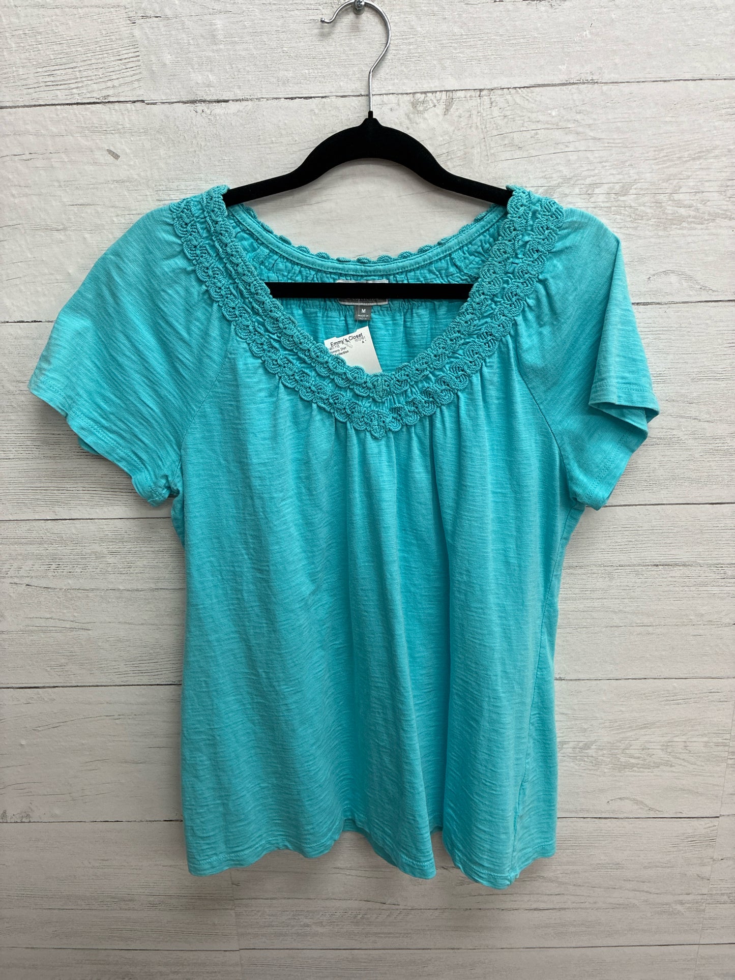 Size M JM Collection Blue Womens Shirt