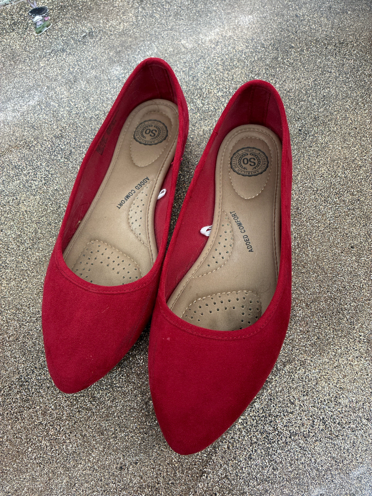 8 SO Red Womens Shoe