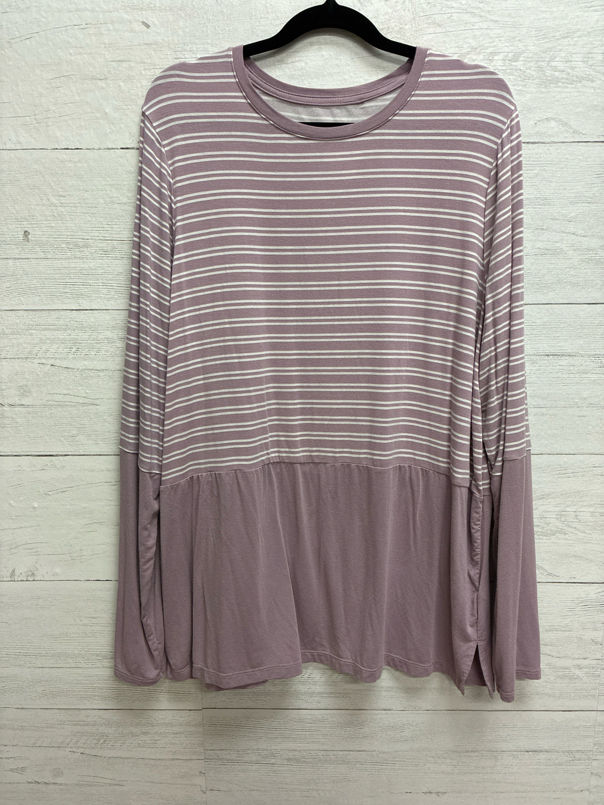 Size L Cuddl Duds Purple Womens Shirt