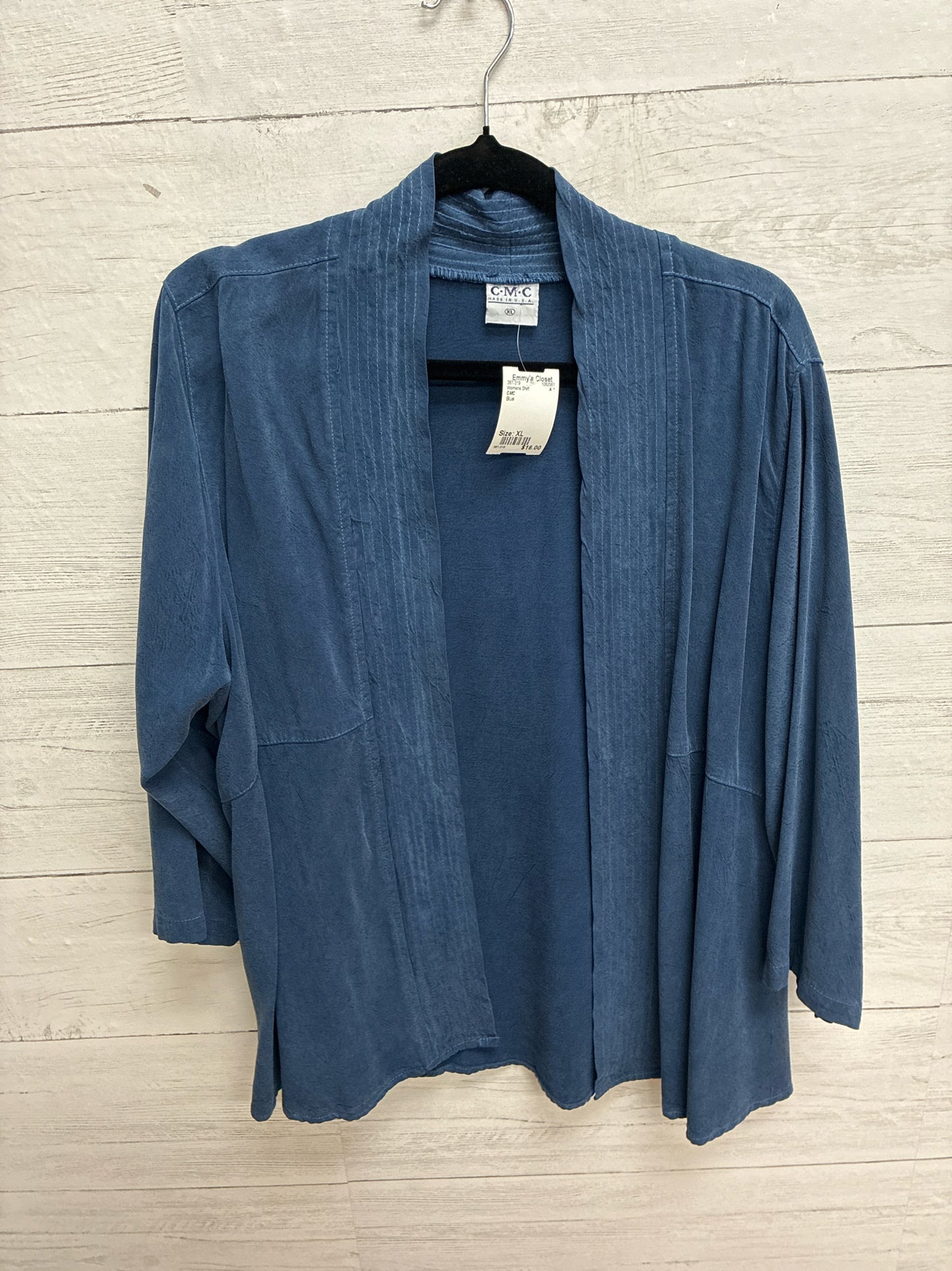Size XL CMC Blue Womens Shirt