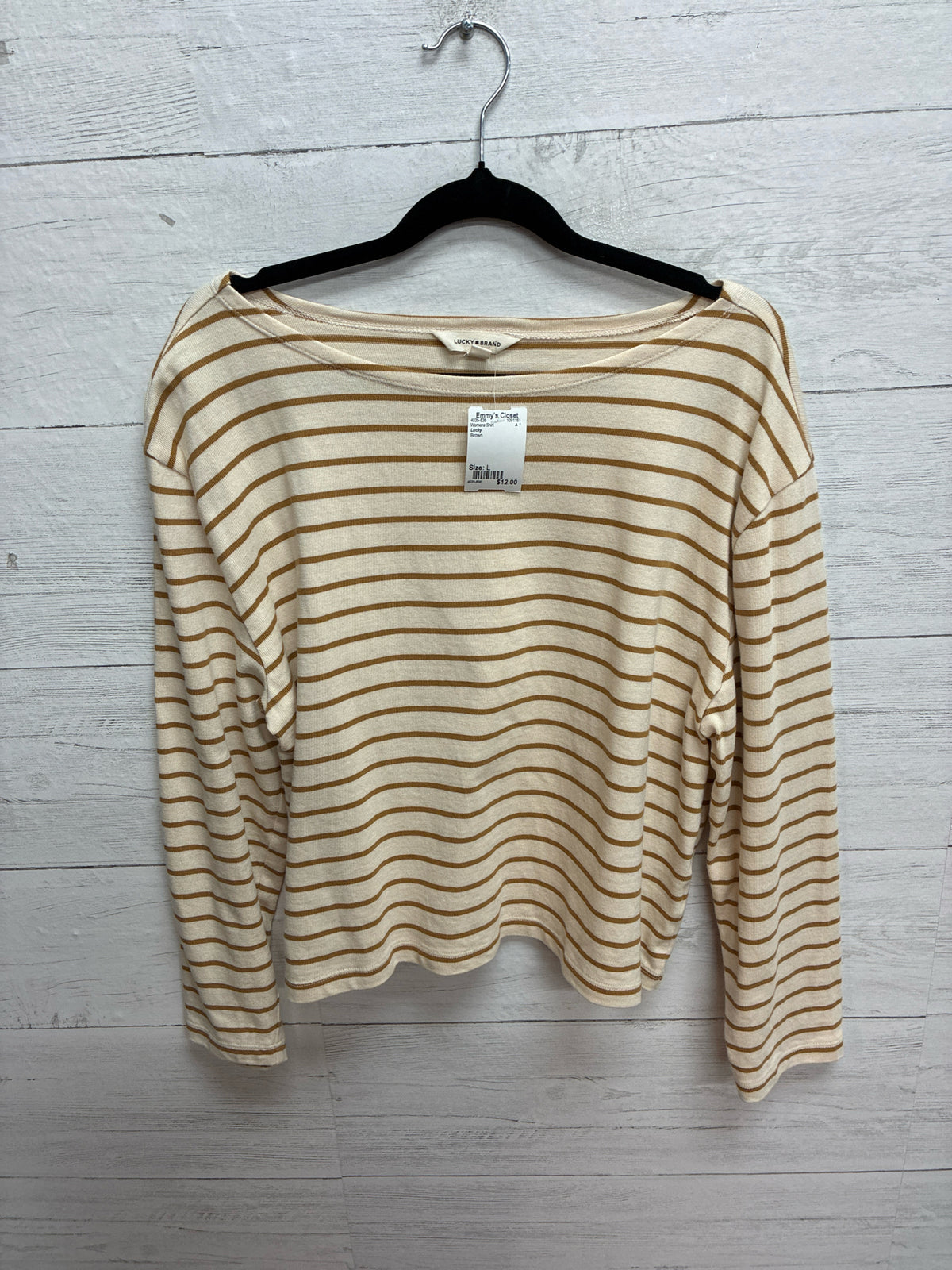 Size L Lucky Brown Womens Shirt