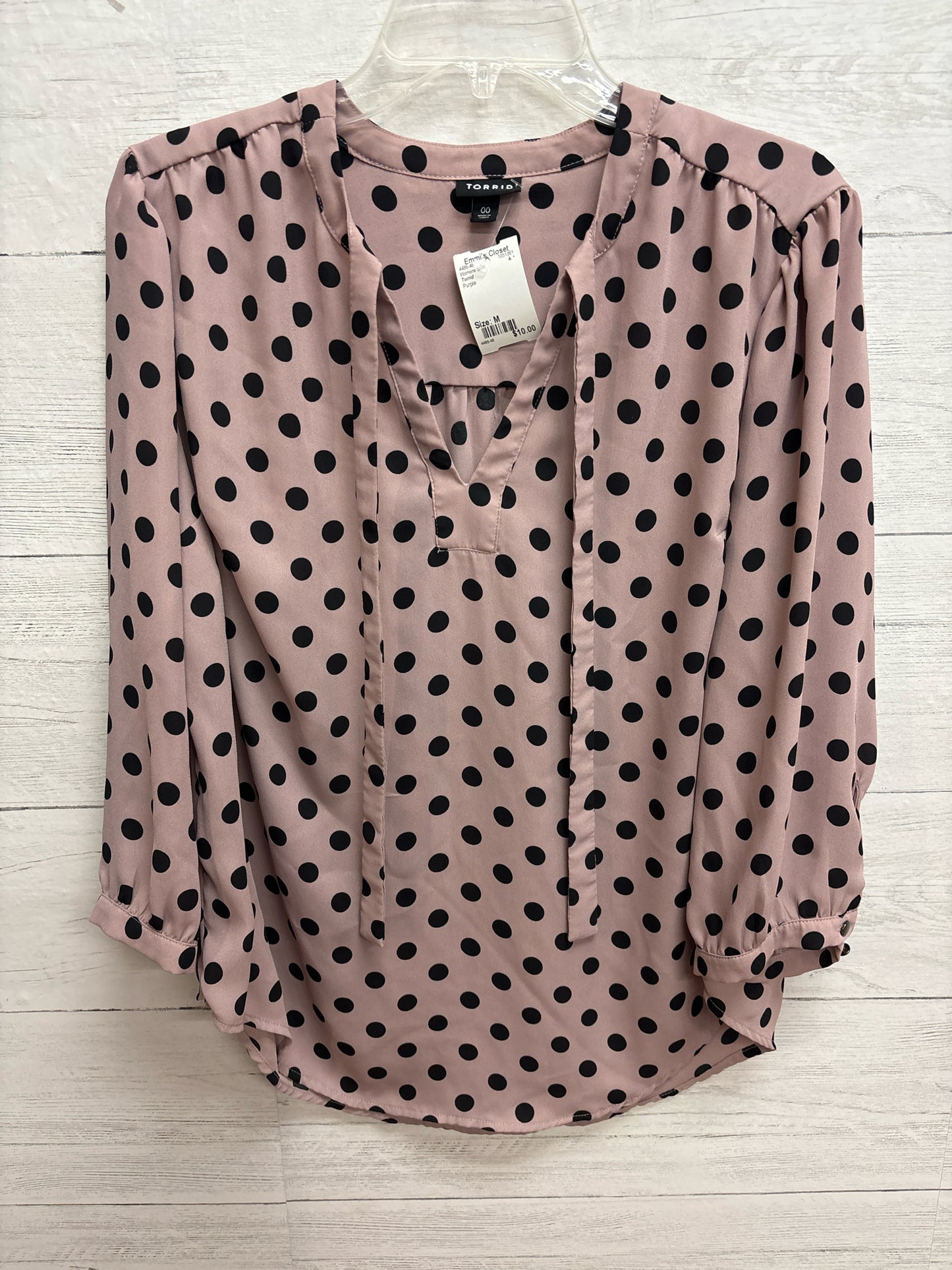 Size L Torrid Purple Womens Shirt