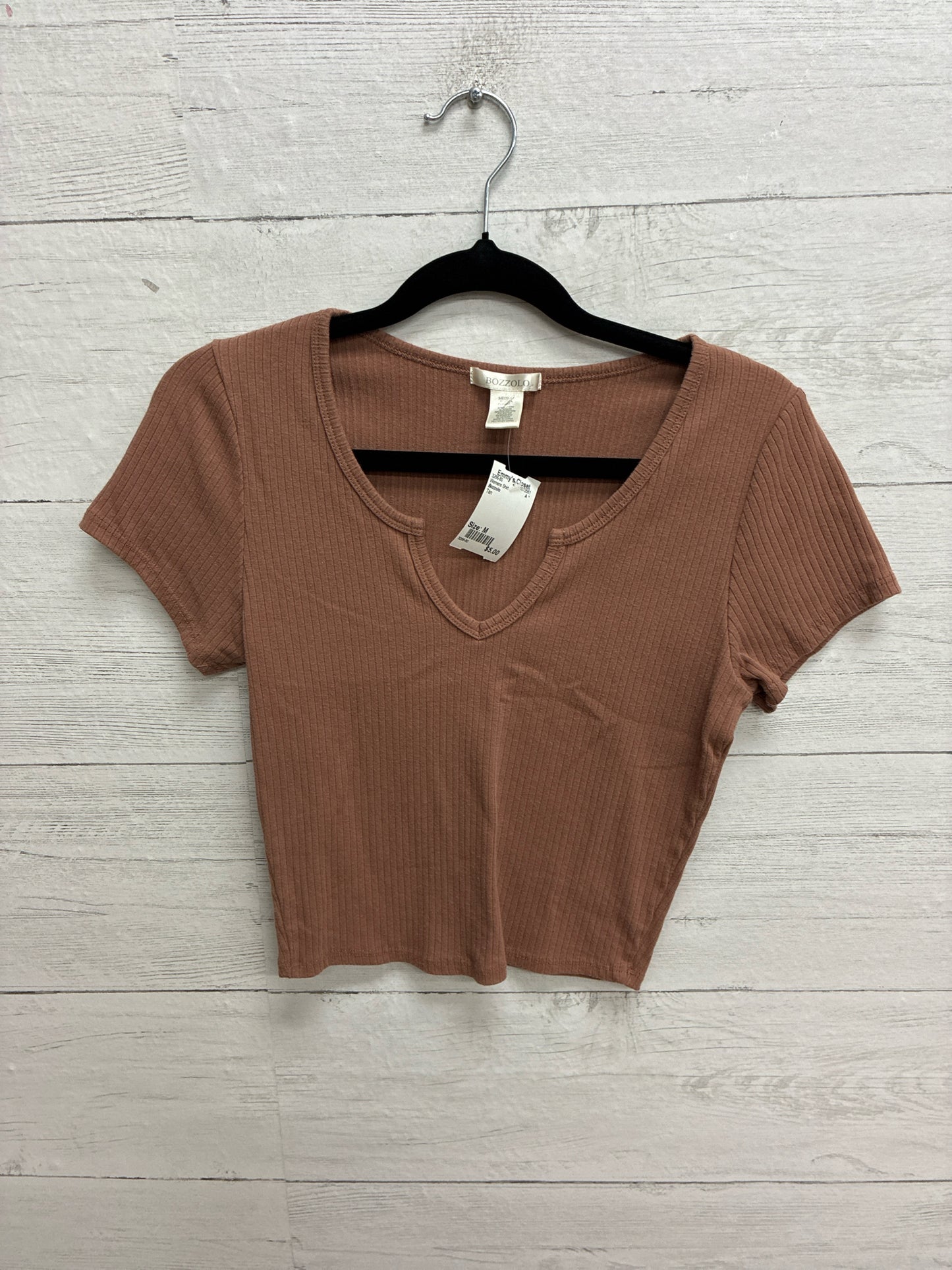 Size M Bozzolo Tan Womens Shirt