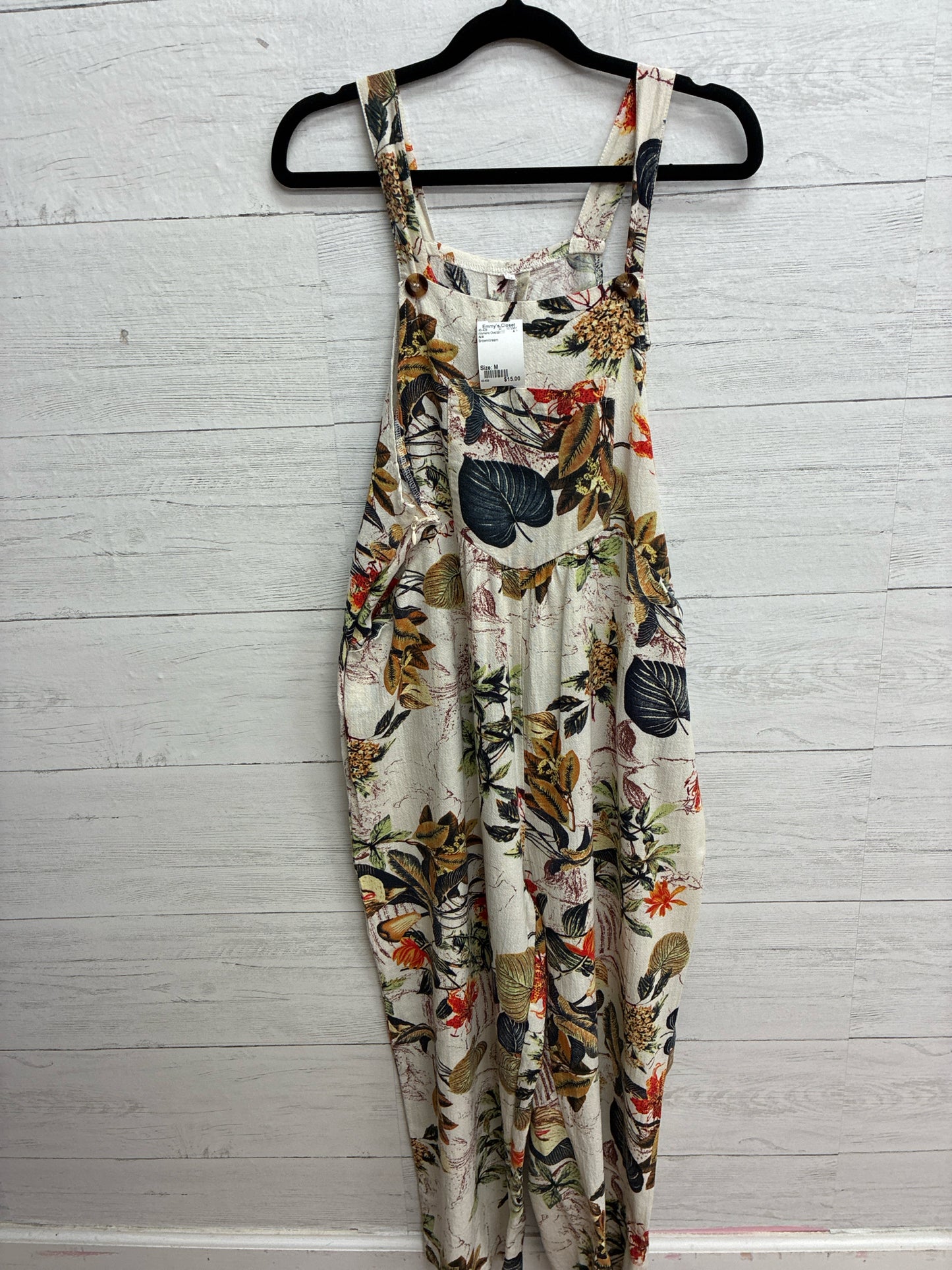 Size M N/A Brown/cream Womens Overall