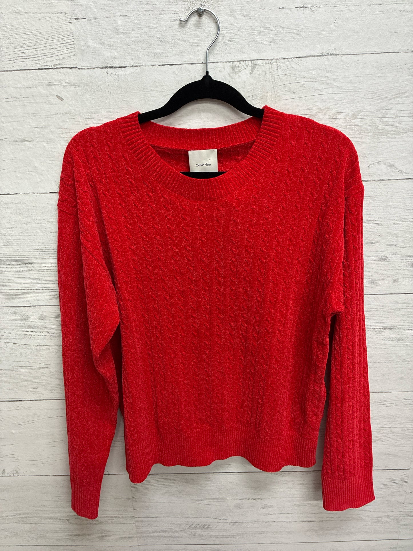 Size M Calvin Klein Red Womens Sweater