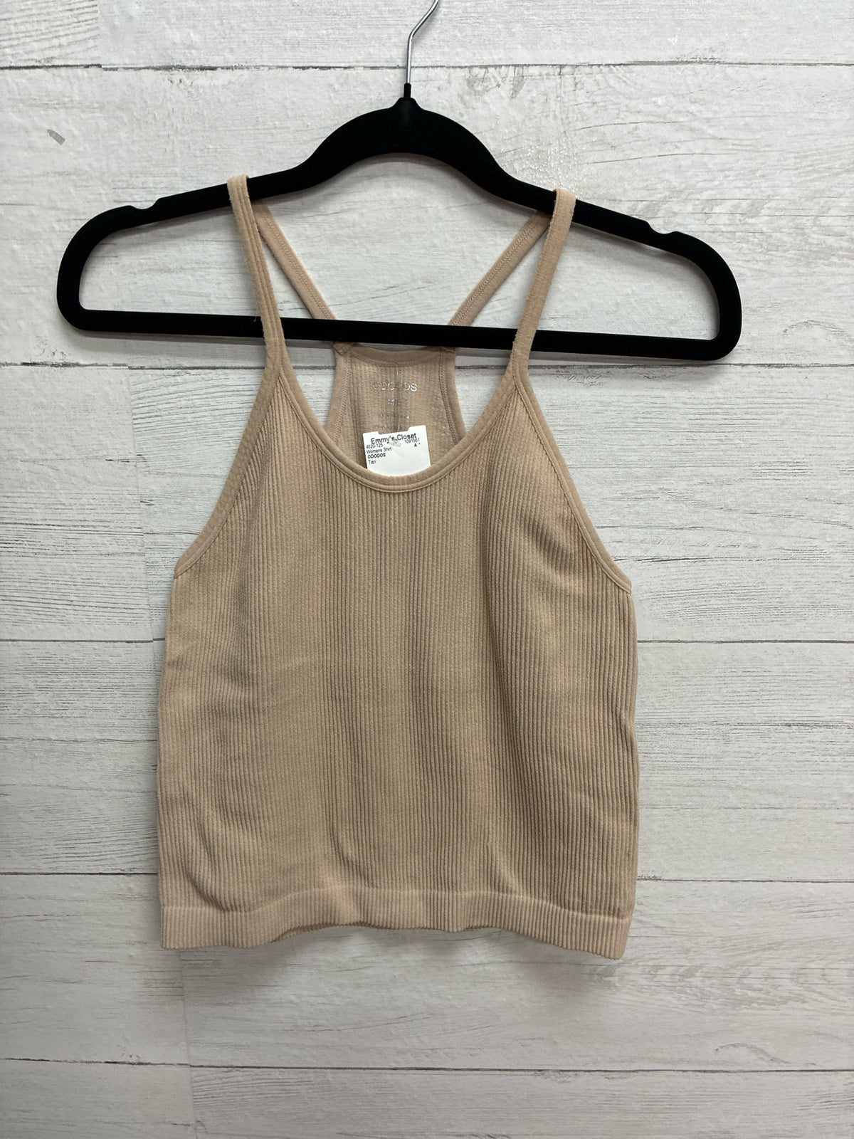 Size M/L ODODOS Tan Womens Shirt