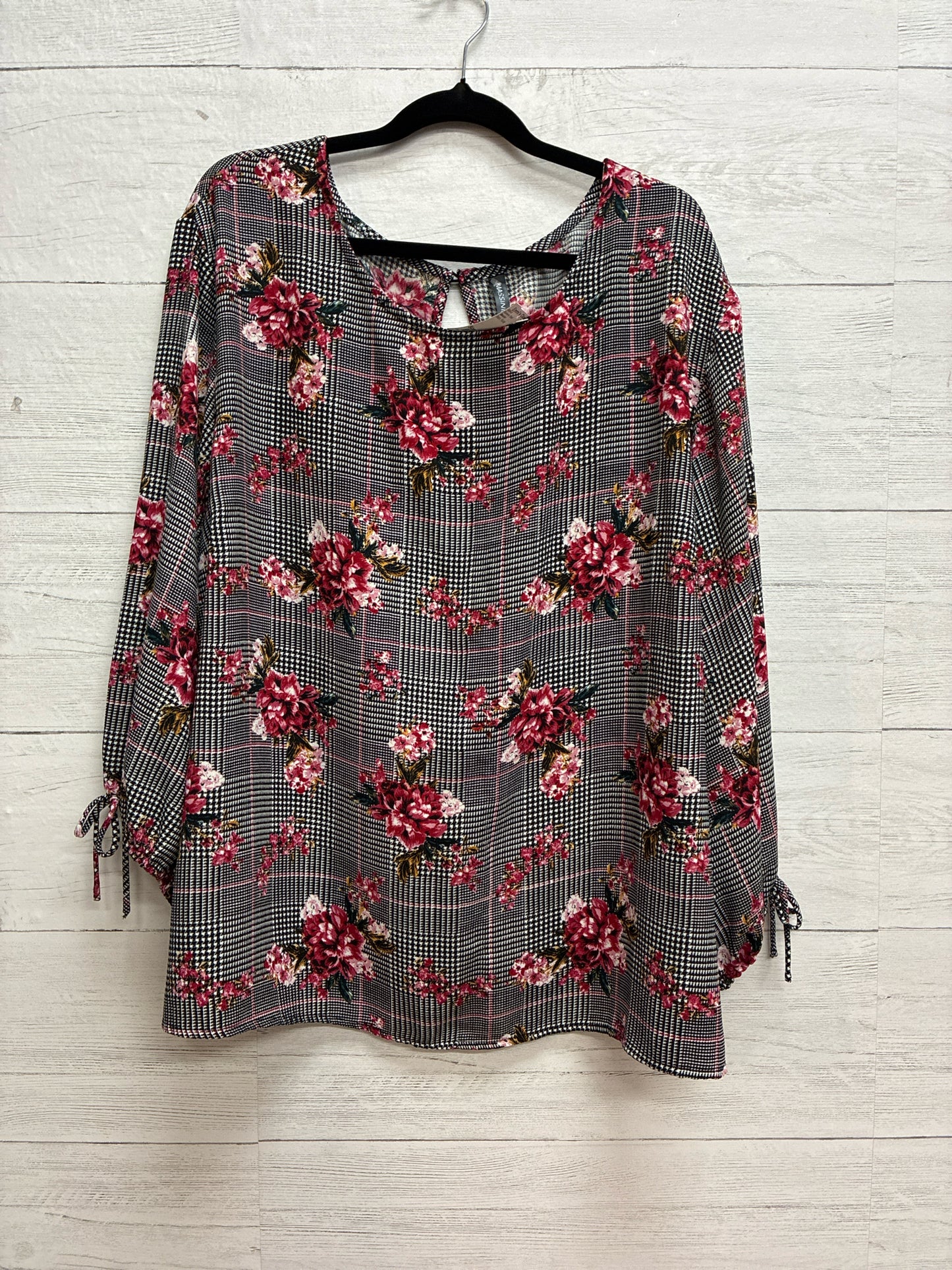 Size 3X Massini Black Womens Shirt