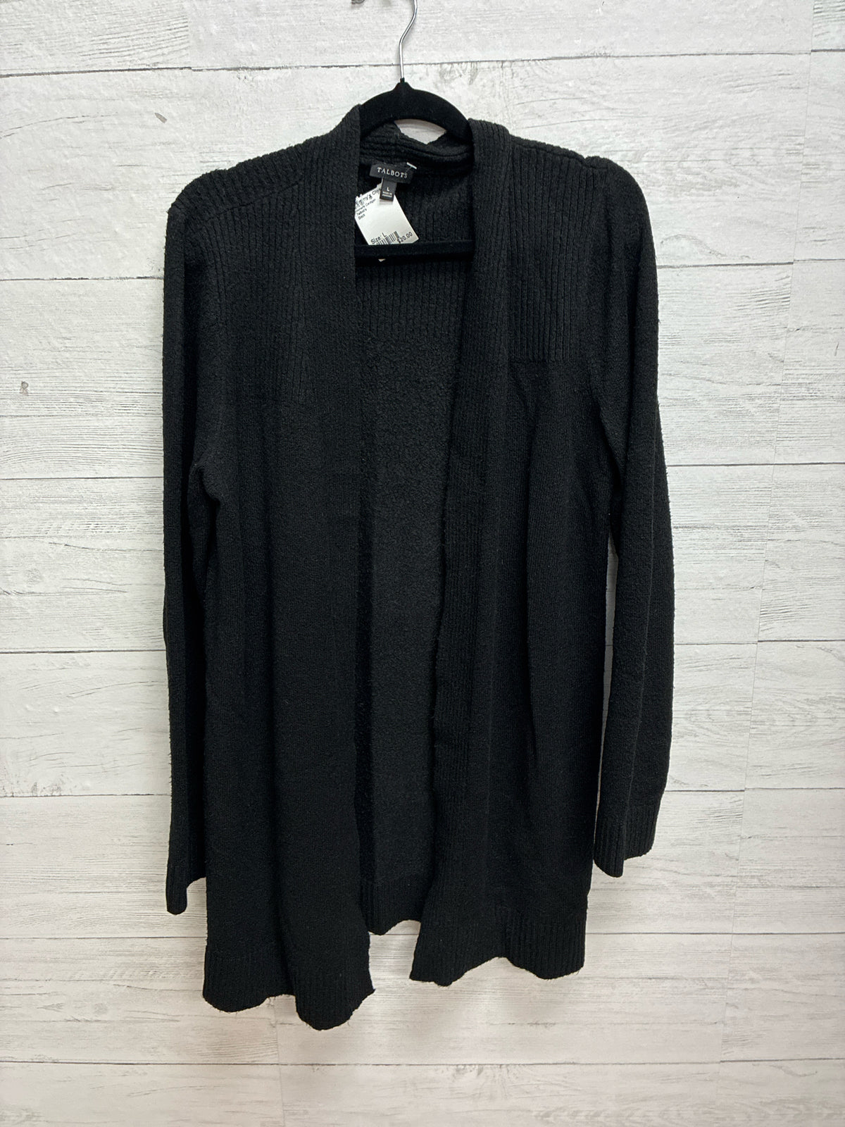 Size L Talbot's Black Womens Cardigan