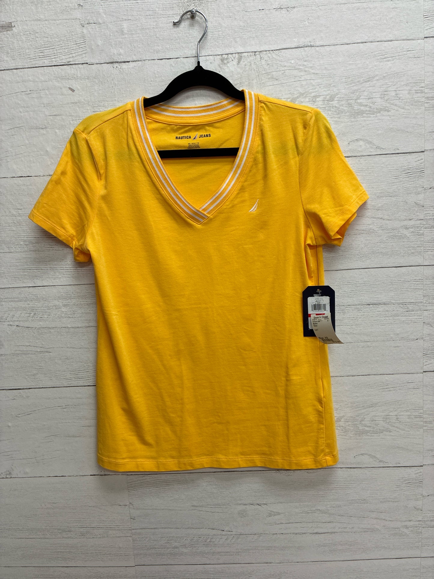 Size XS Nautica Yellow Womens Shirt