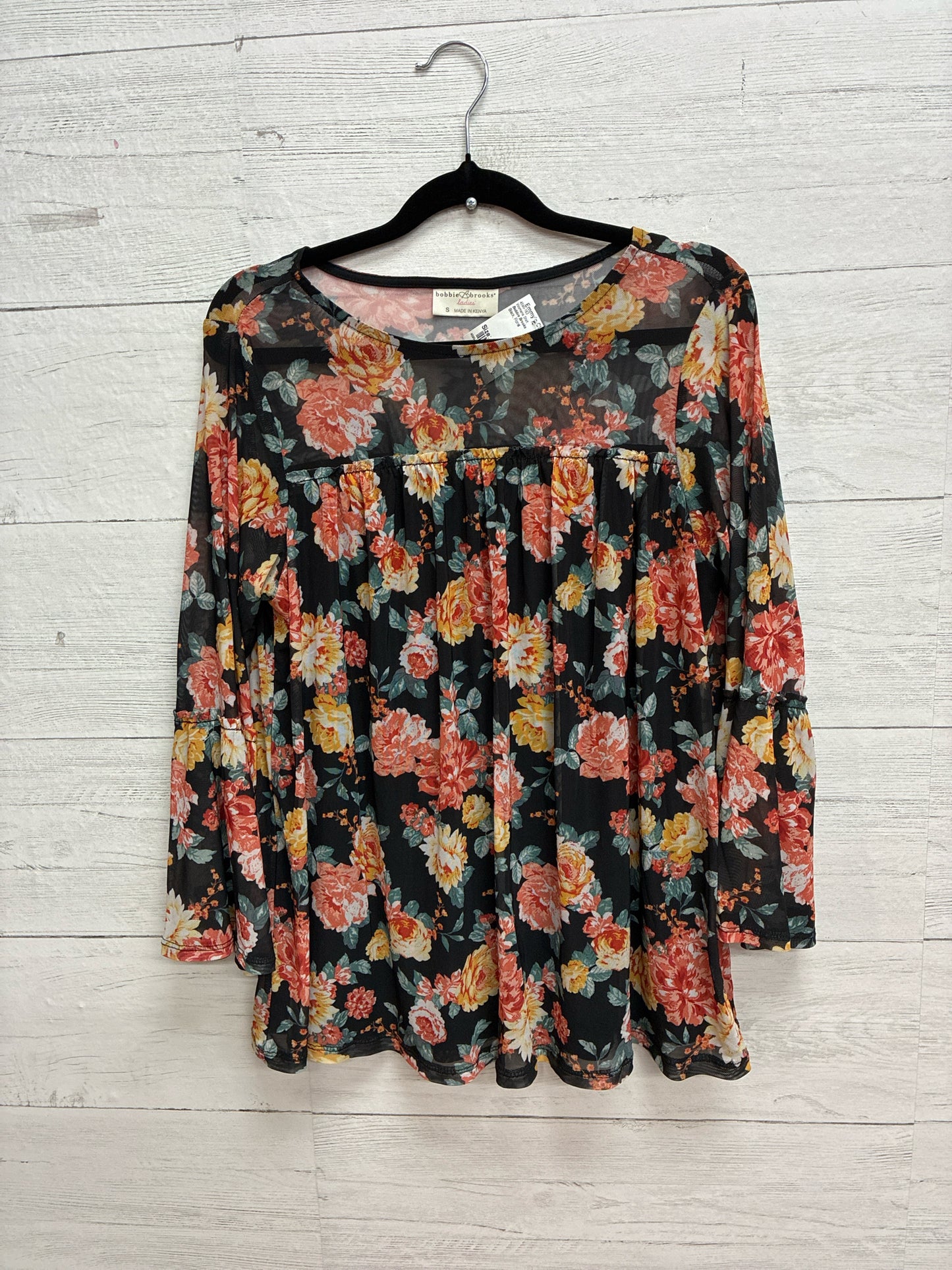 Size S Bobbie Brooks Black Womens Shirt