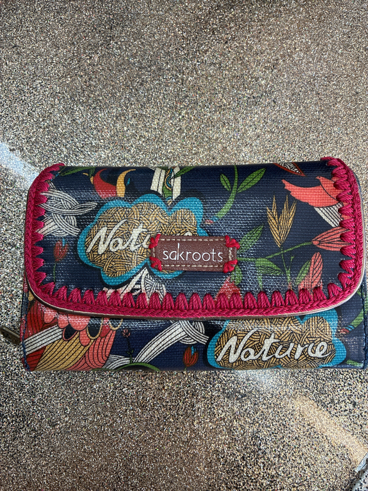 SAKROOTS Black /Multi Purse