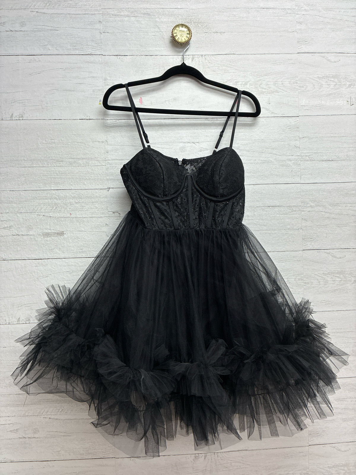 Size 2 Ever Pretty Black GOWN