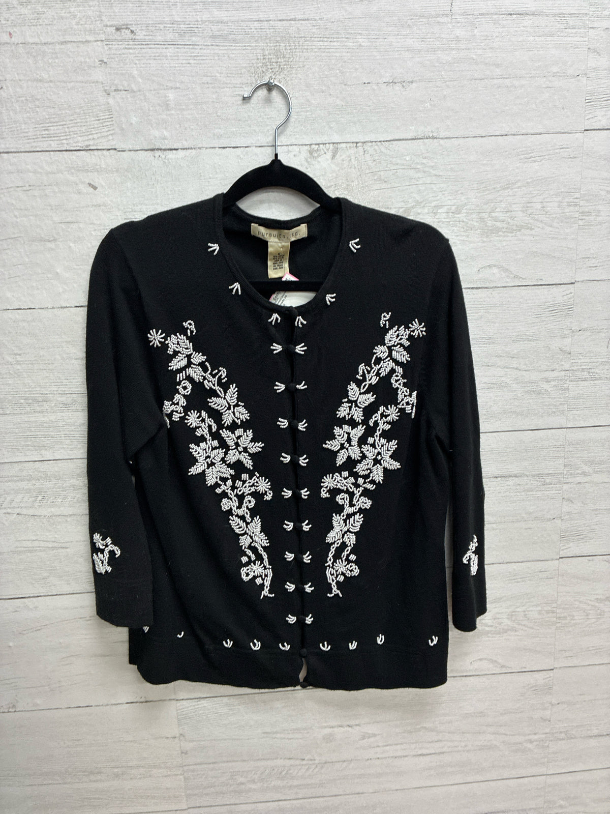 Size M Pursuits, Ltd. Black Womens Sweater
