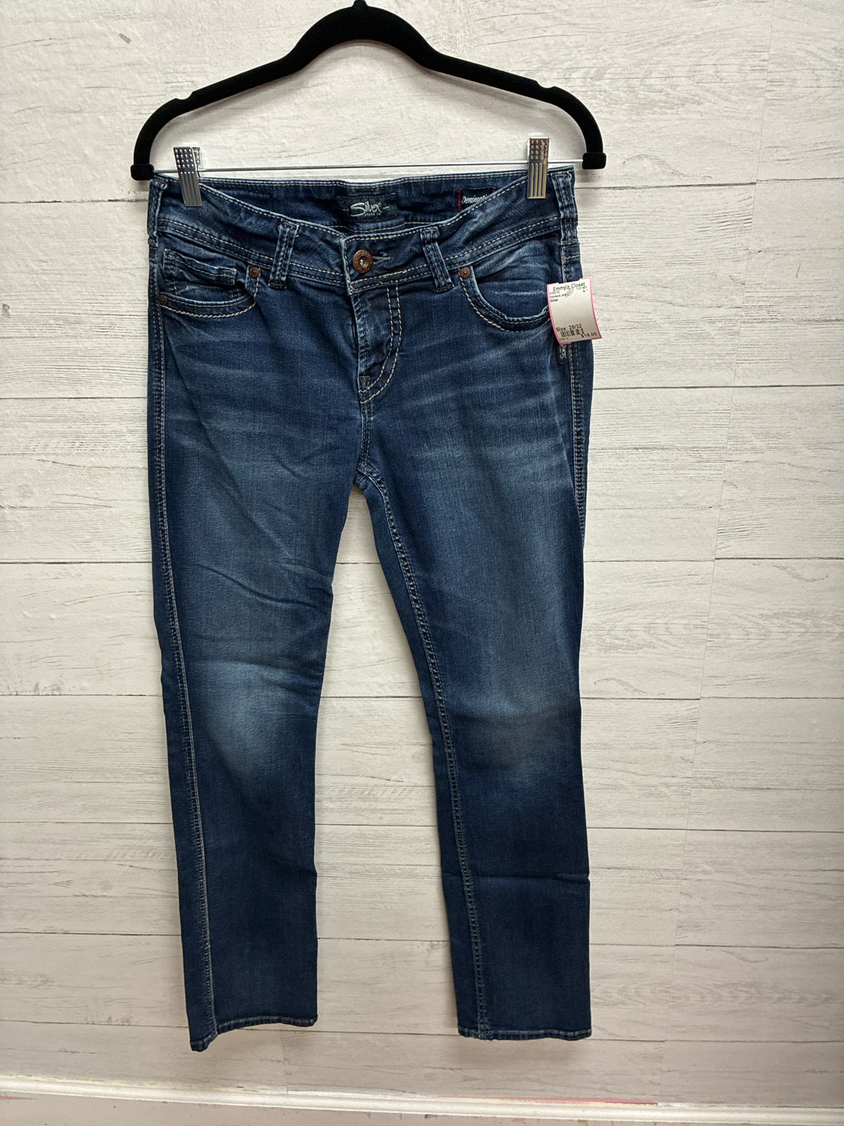 Size 28/32 Silver Womens Jeans