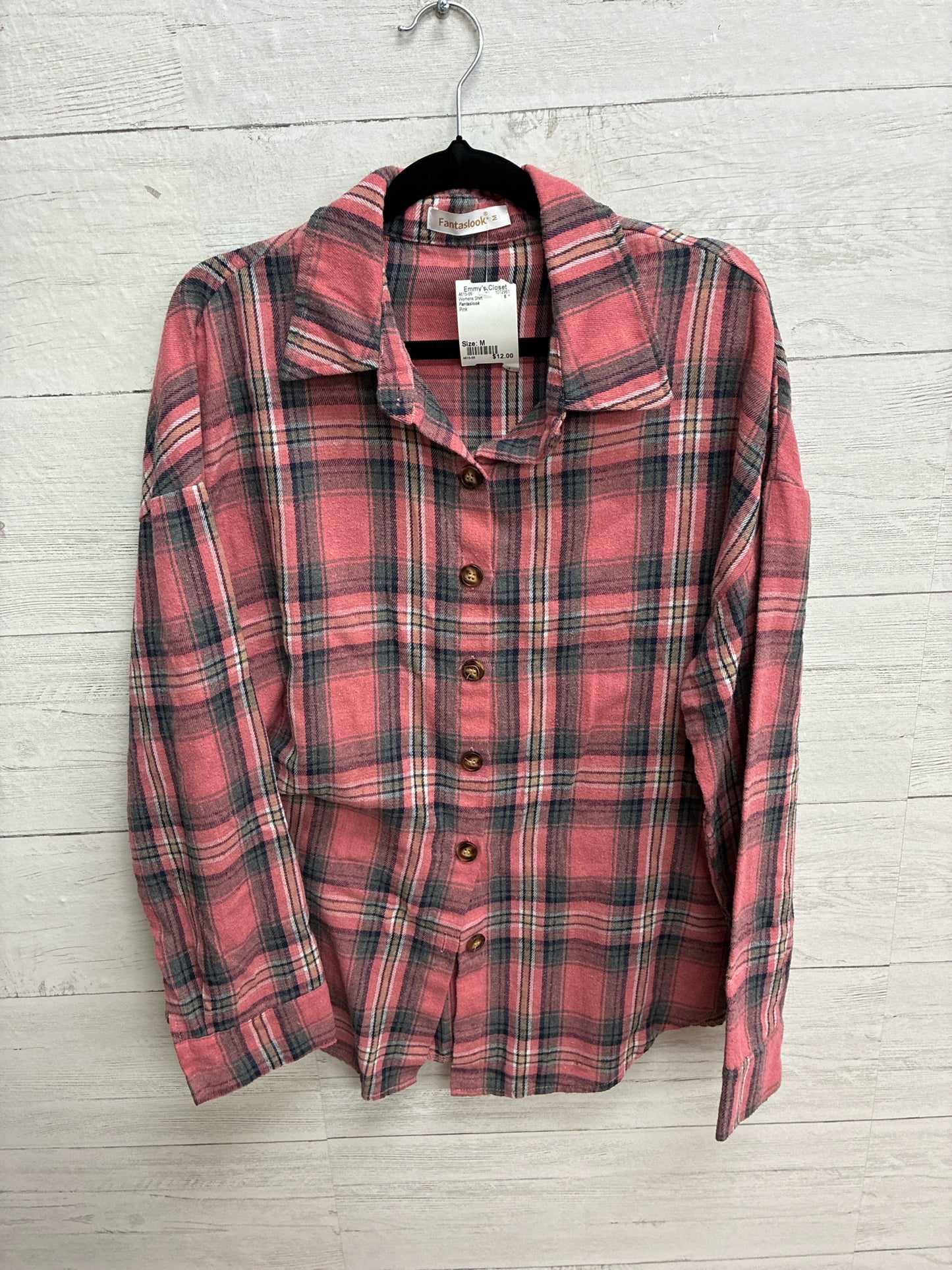 Size M Fantaslook Pink Womens Shirt