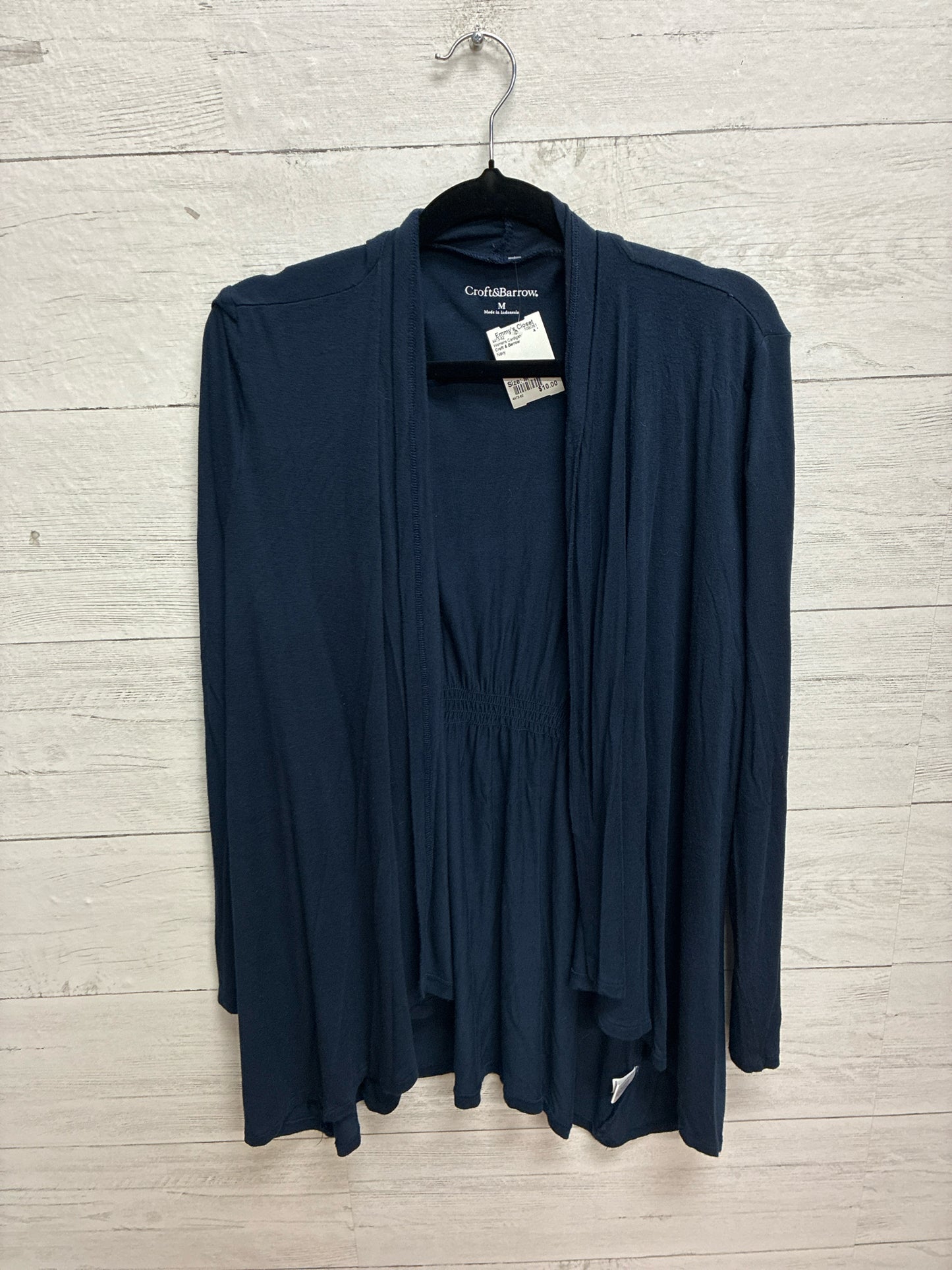 Size M Croft & Barrow Navy Womens Cardigan