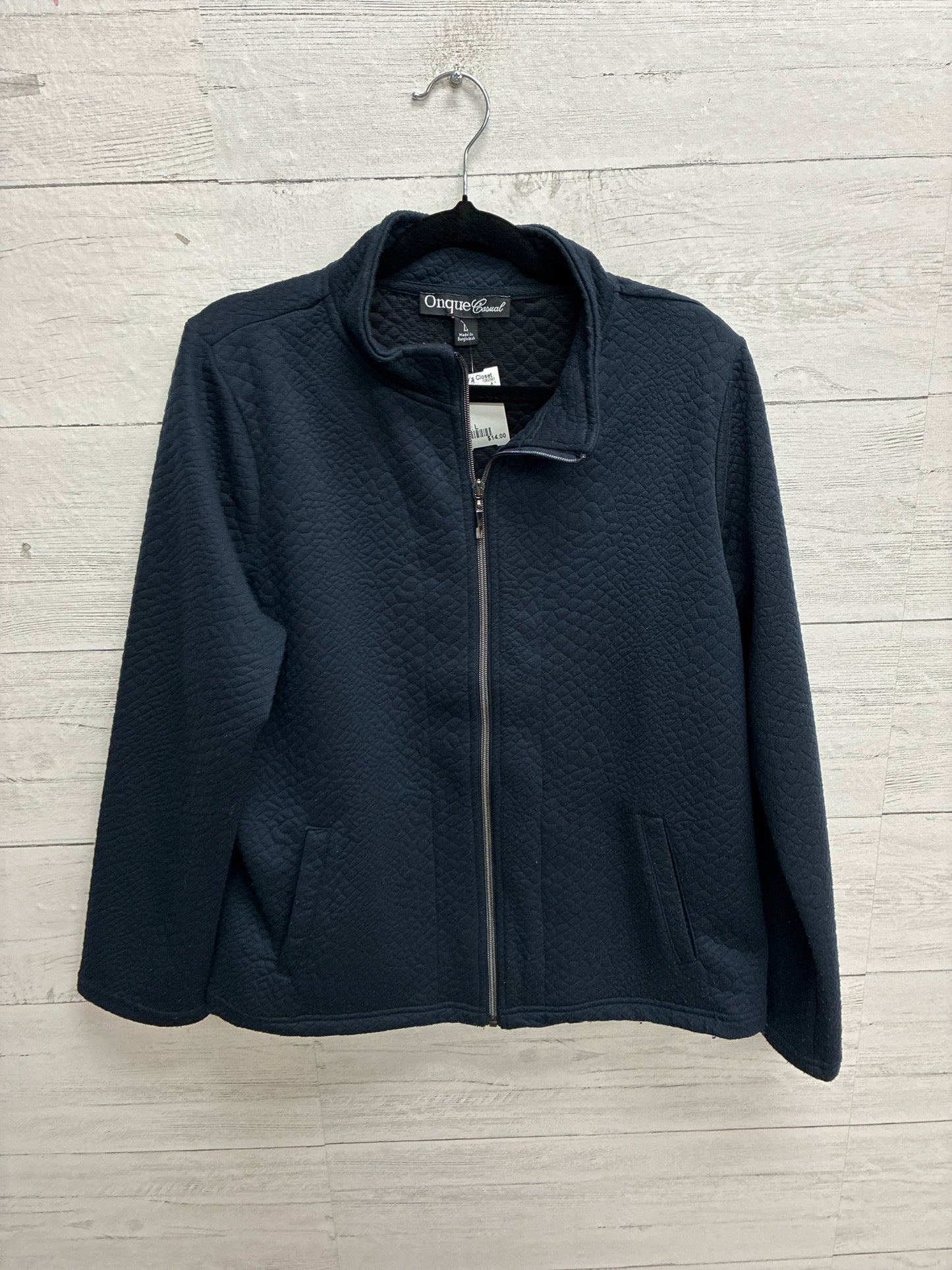 Size L Onque BLAC/PINK/BLU Womens Coat