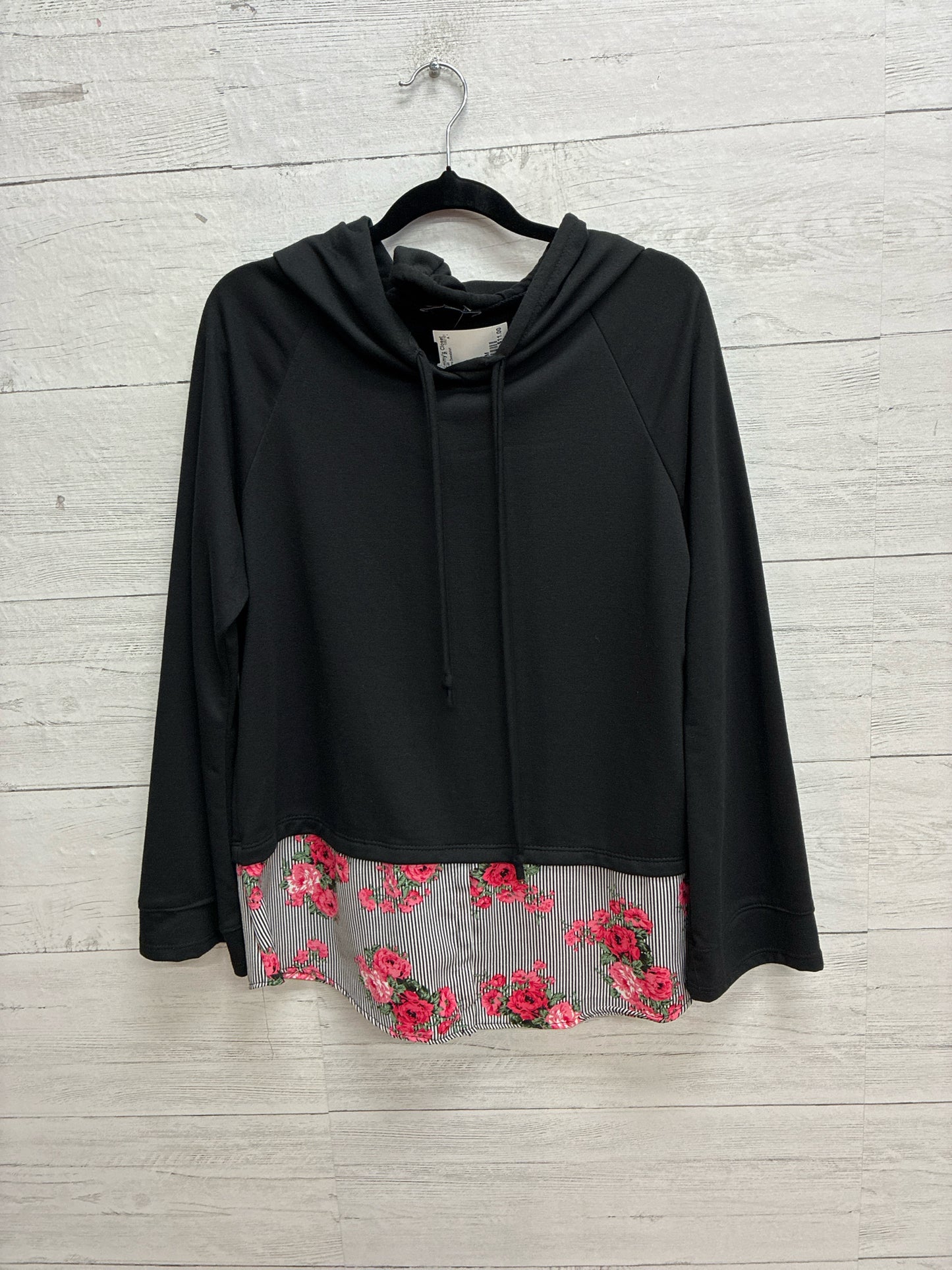 Size M Poof Black Womens Sweatshirt