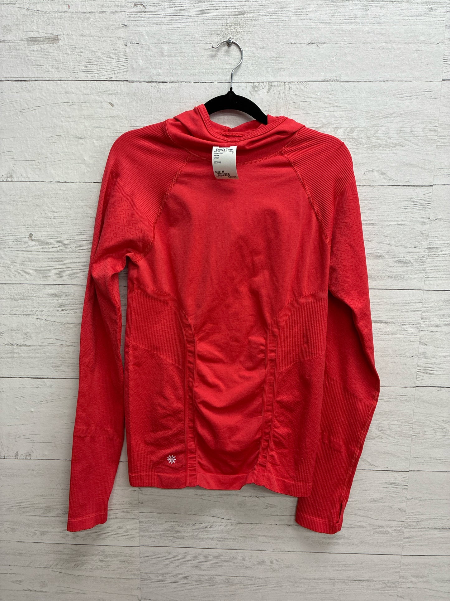 Size M Athleta Orange Womens Shirt