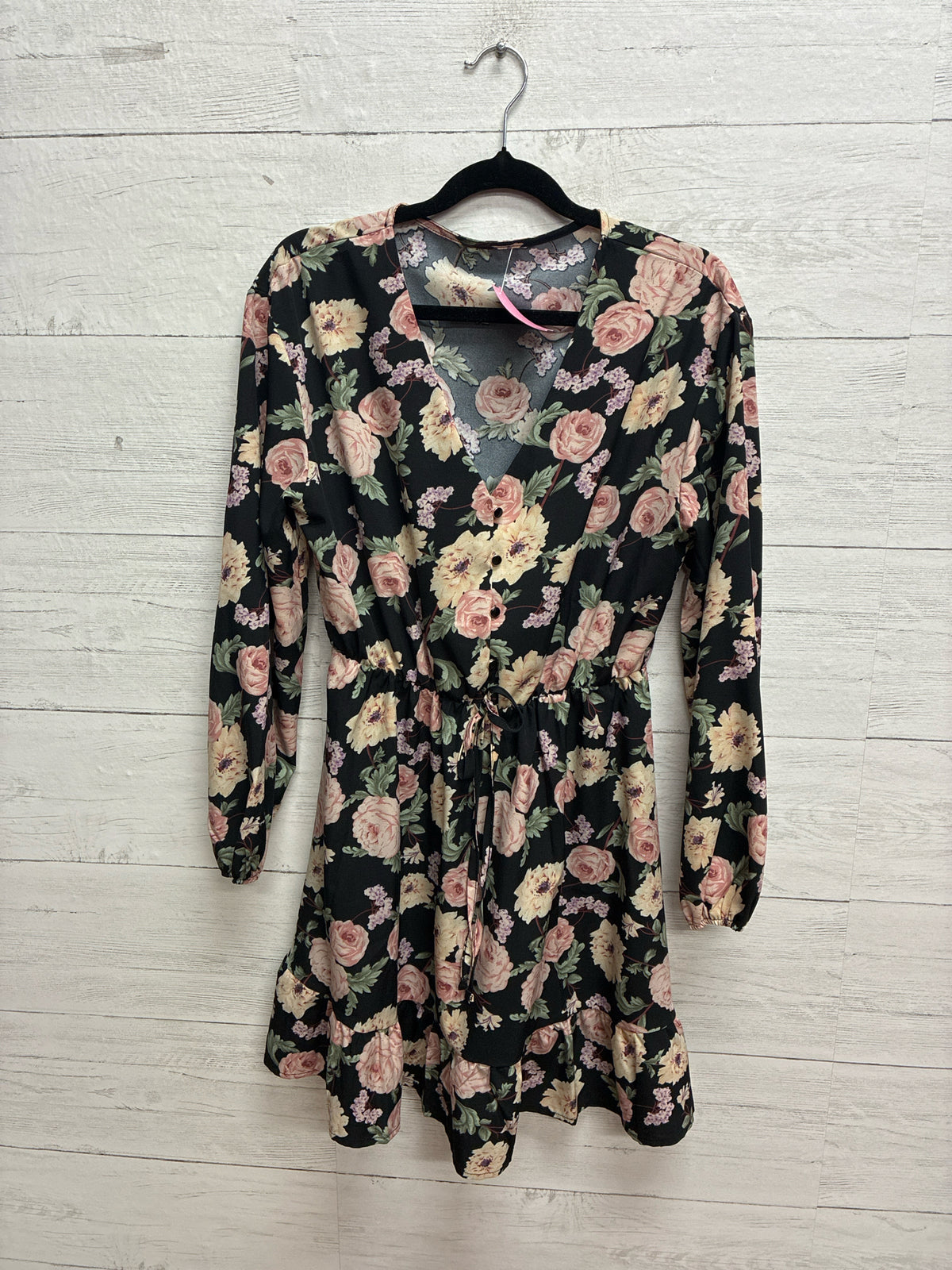 Size S BLACK FLORAL Dress/Evening Wear