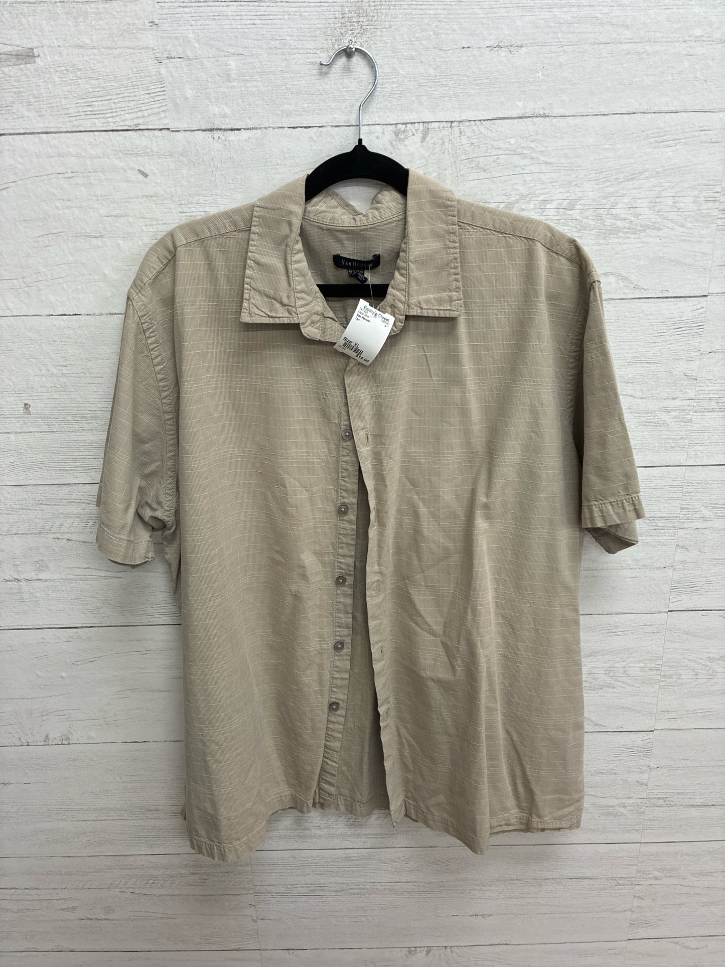 Size XL Van Heusen Tan Mens Shirt