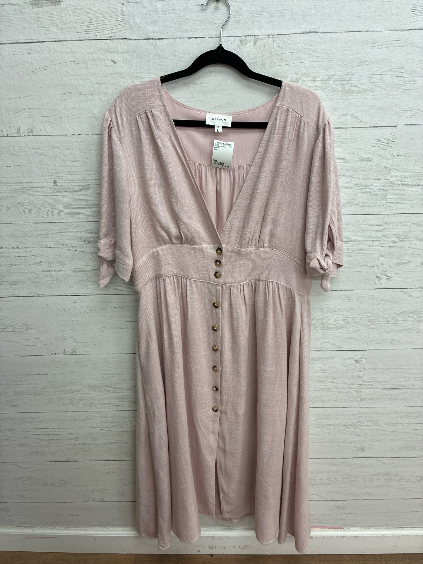 Size L Heyson Blush Dress/Evening Wear