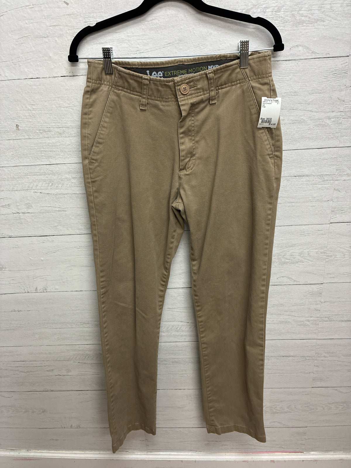 Size 30/32 Lee Khaki Mens Dresspant