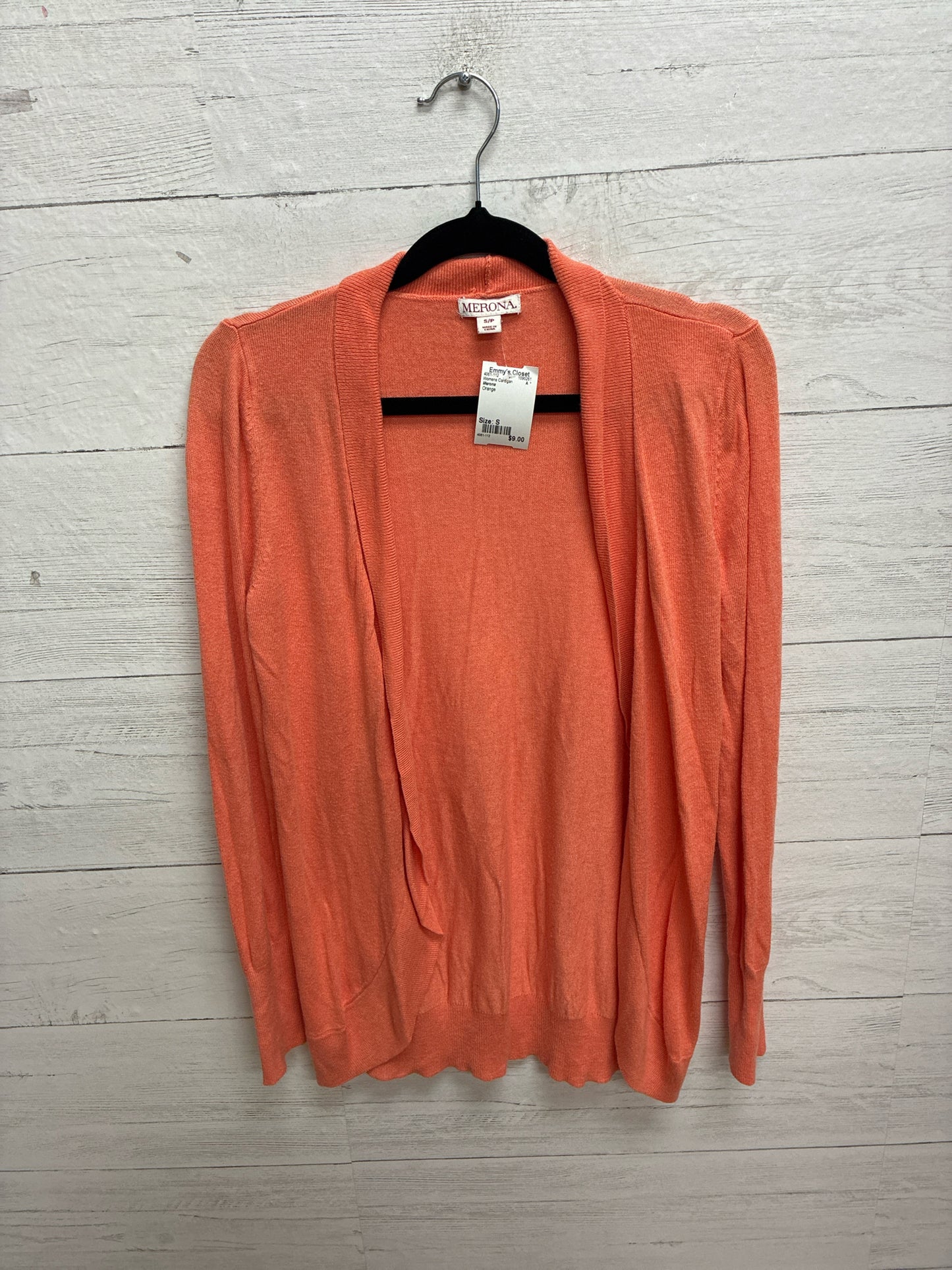 Size S Merona Orange Womens Cardigan