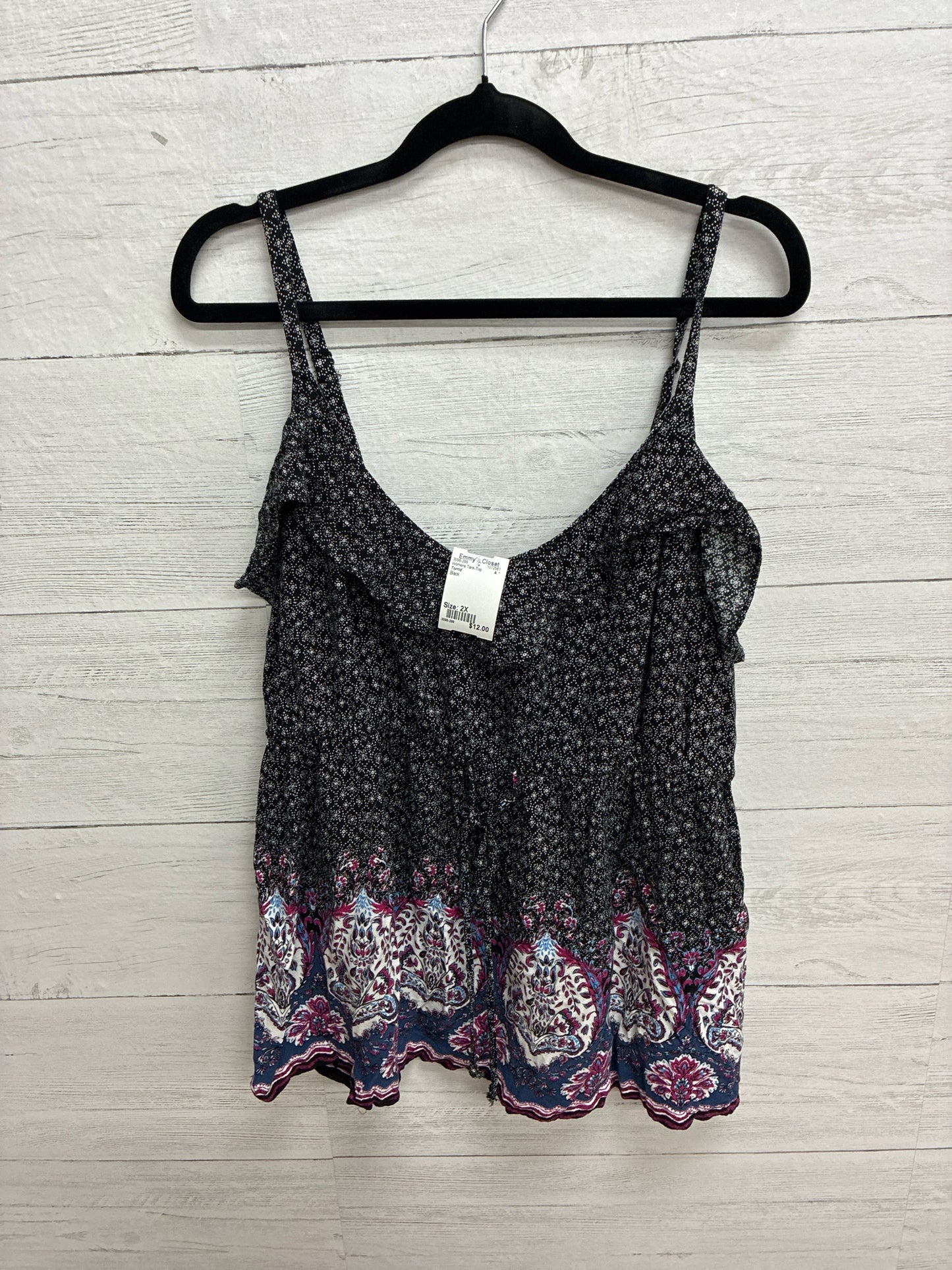 Size 2X Torrid Black Womens Tank-Top