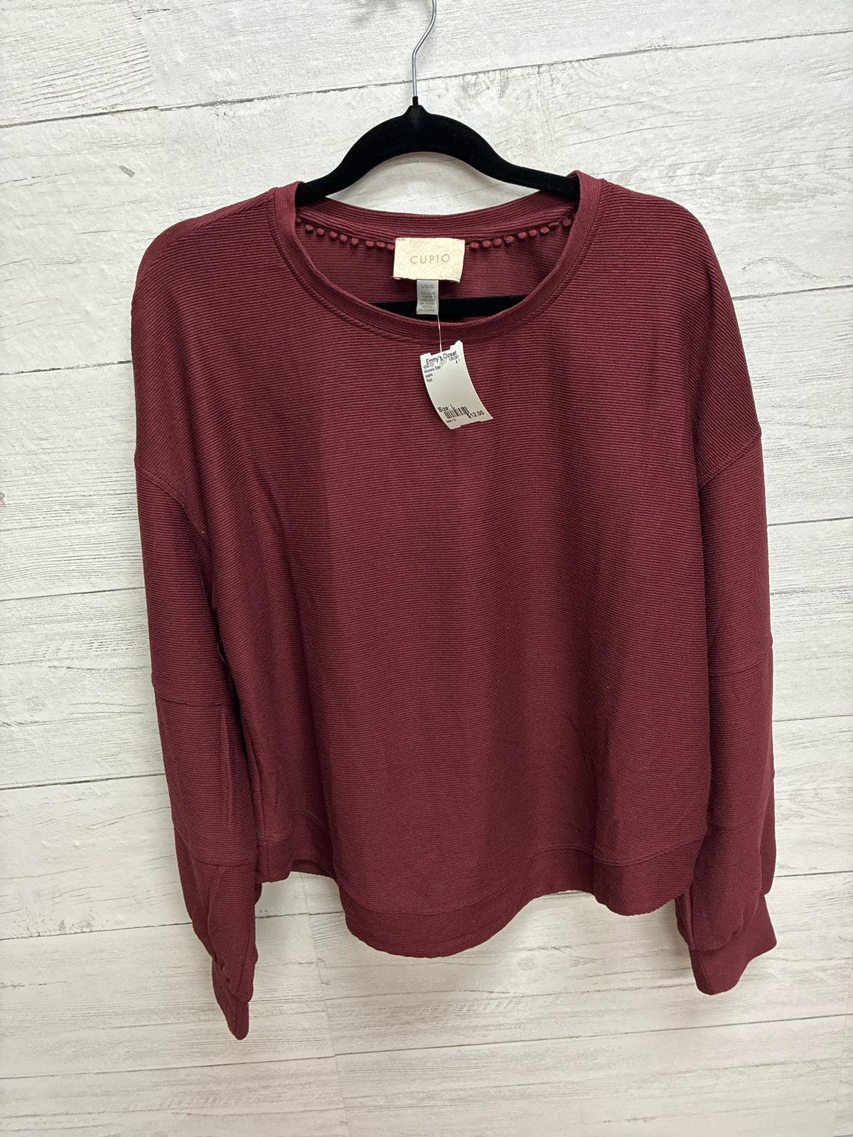 Size L cupio Red Womens Shirt