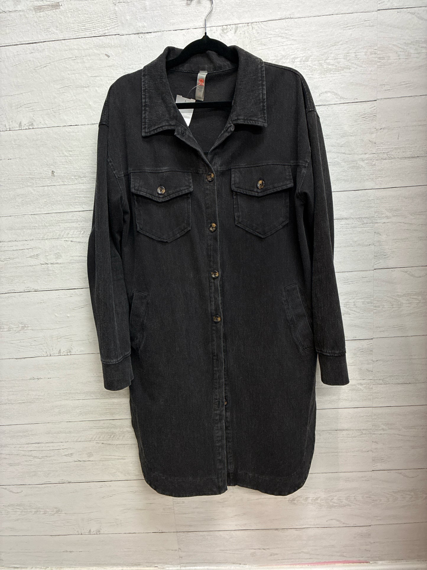 Size L Mono b Black Denim Dress/Evening Wear
